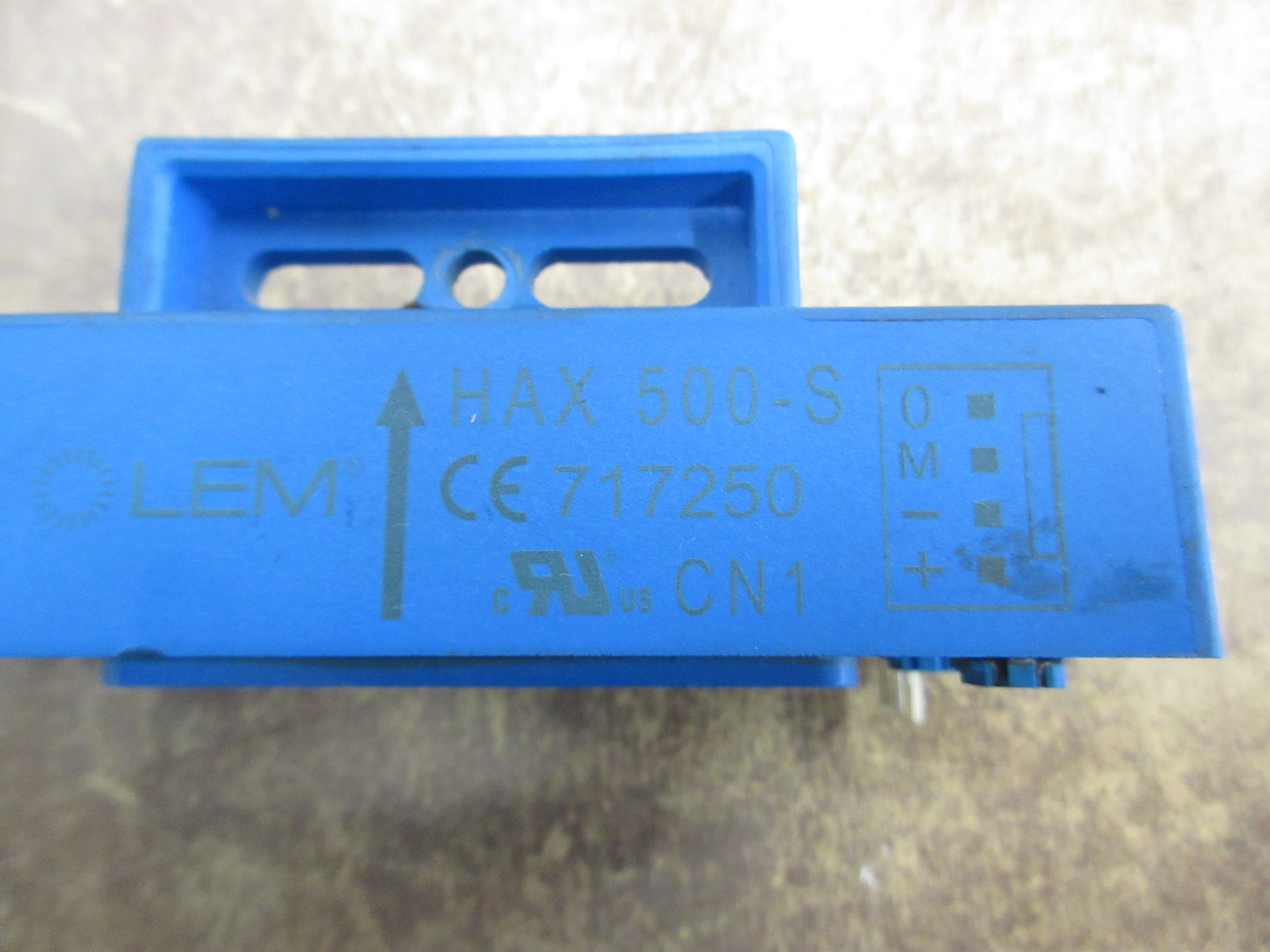 LEM Current Sensor HAX 500-S 500A Used