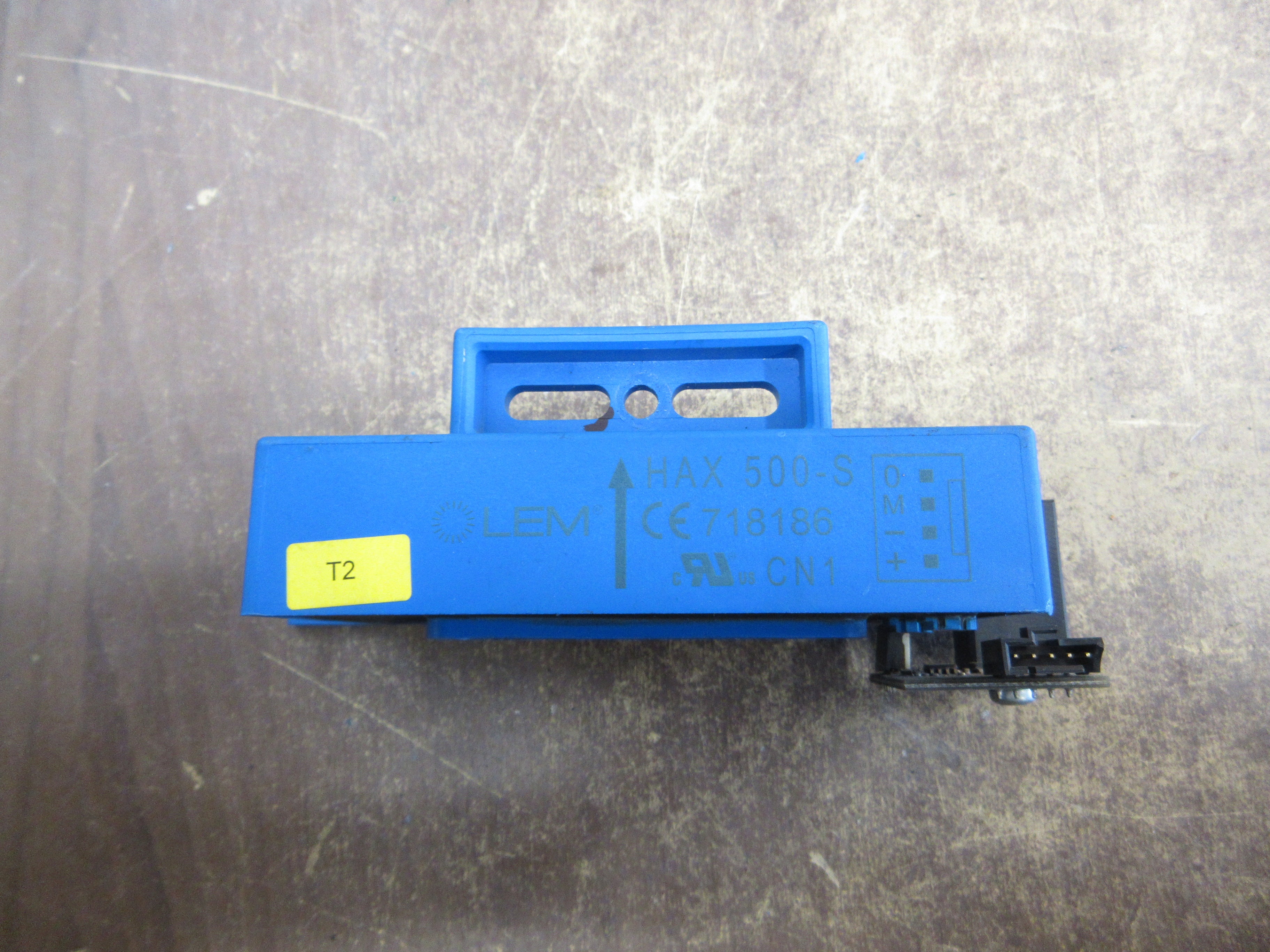 LEM Current Sensor HAX 500-S 500A w/ Converter Card Used