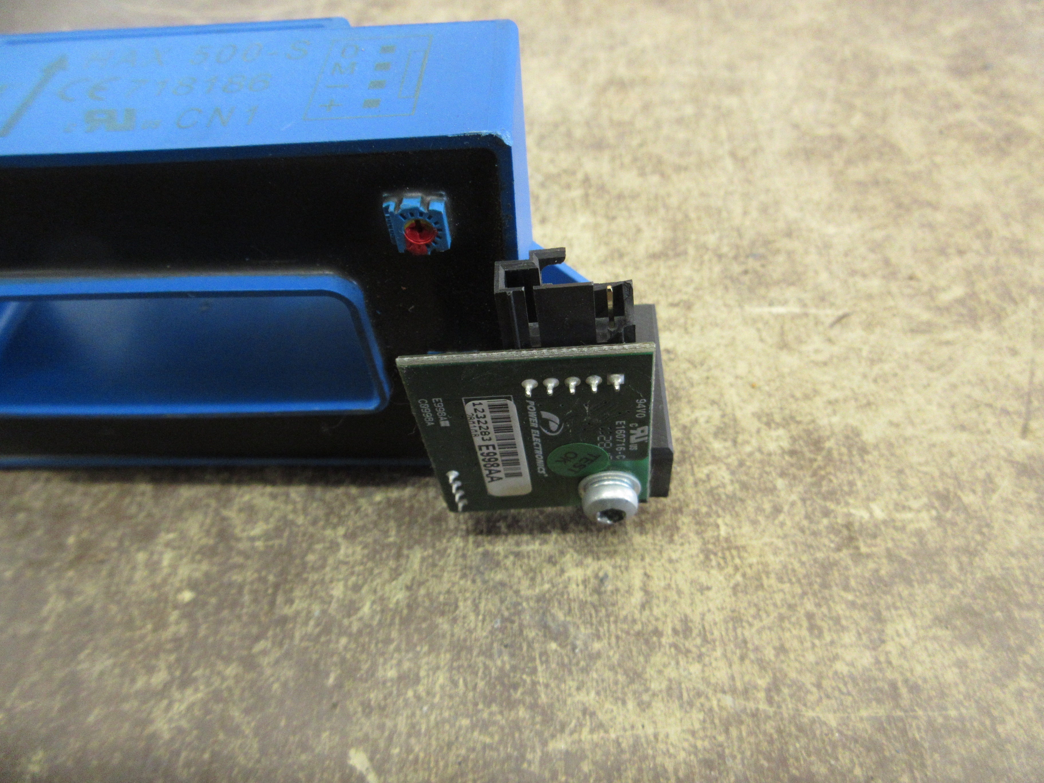 LEM Current Sensor HAX 500-S 500A w/ Converter Card Used