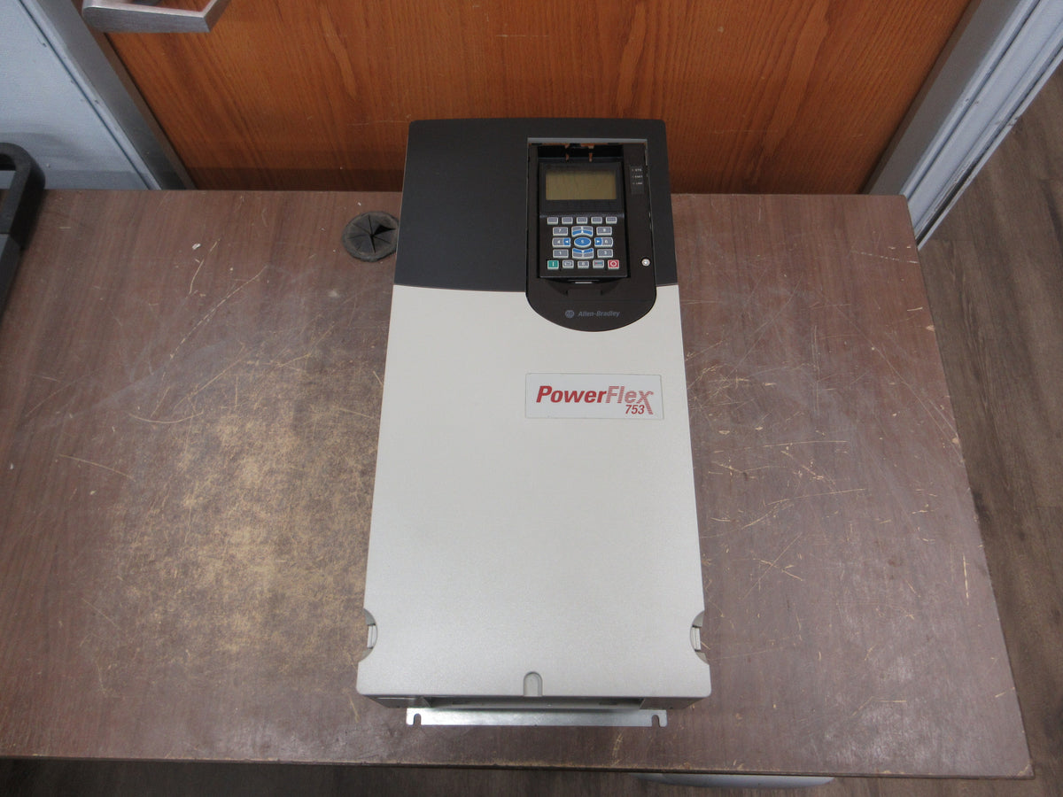 Allen-Bradley PowerFlex 753 AC Drive 20F11ND052JA0NNNNN 40HP 3Ph w/ Keypad Used