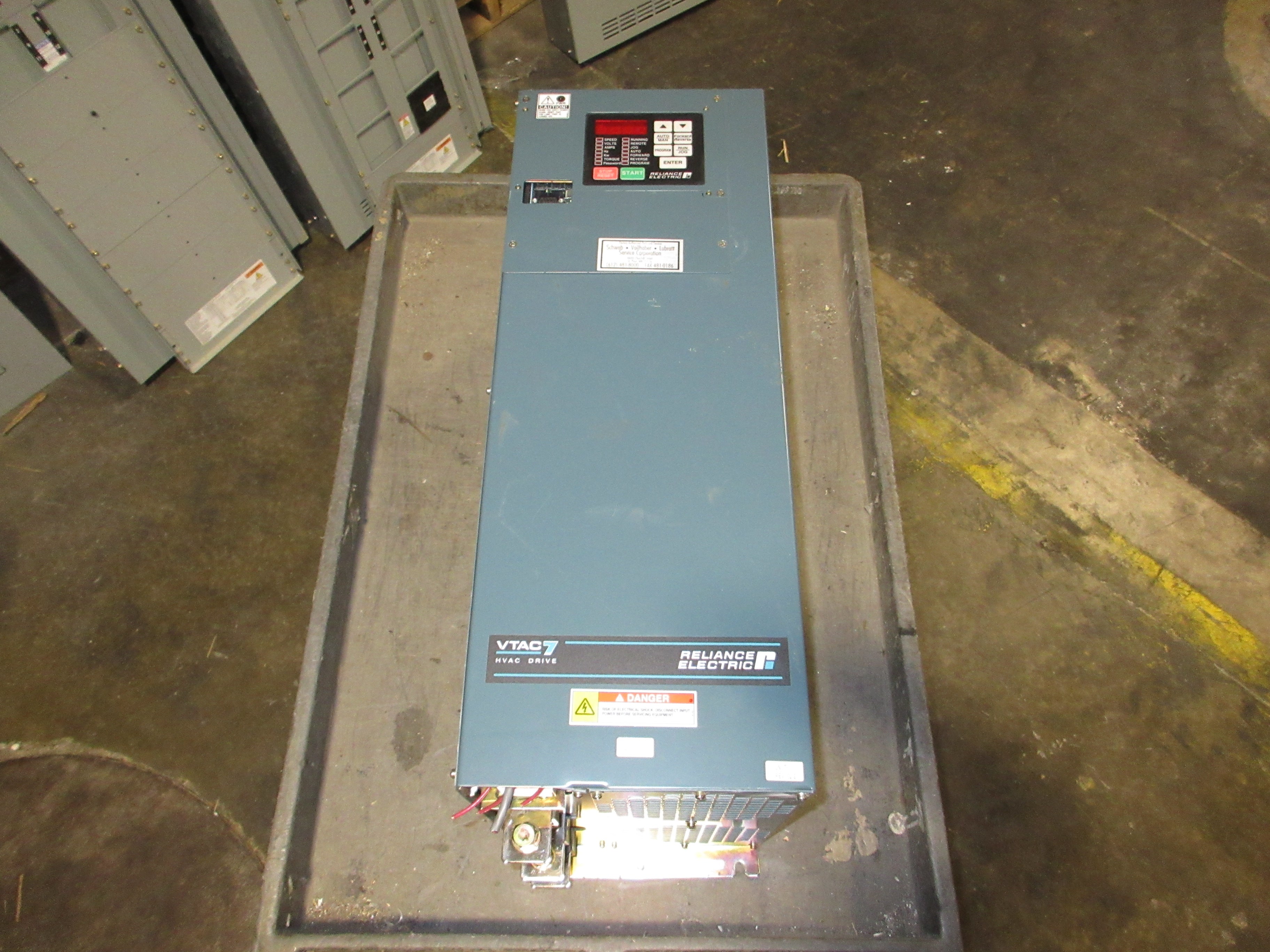 Reliance Electric VTAC 7 GV3000/SE AC Drive 100V2060 100HP 3Ph Used