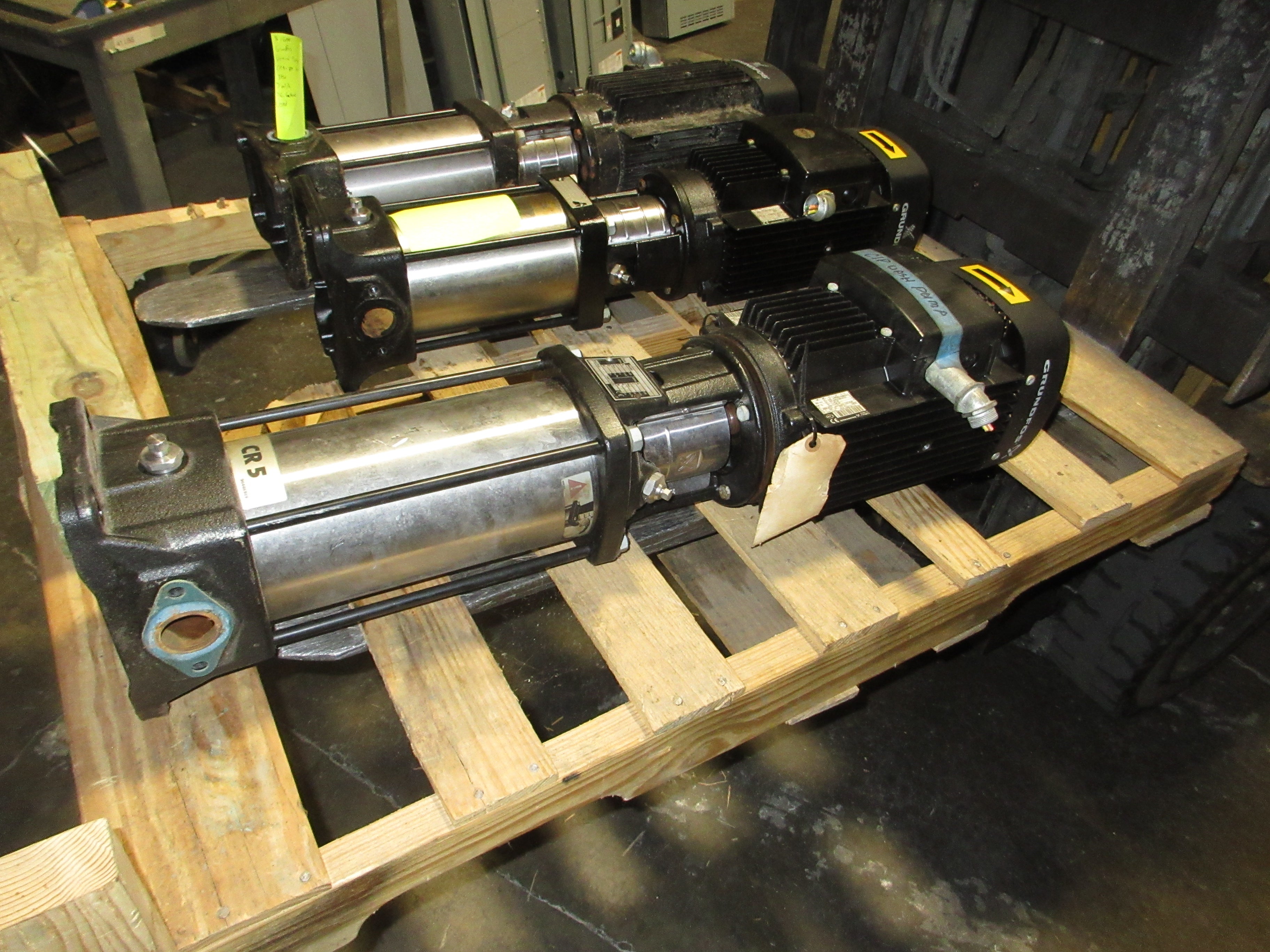 Grundfos Vertical Pump CR5-11 A-A-A-E-H00E 3kW 6.9 m3/h 81.1m Head Used