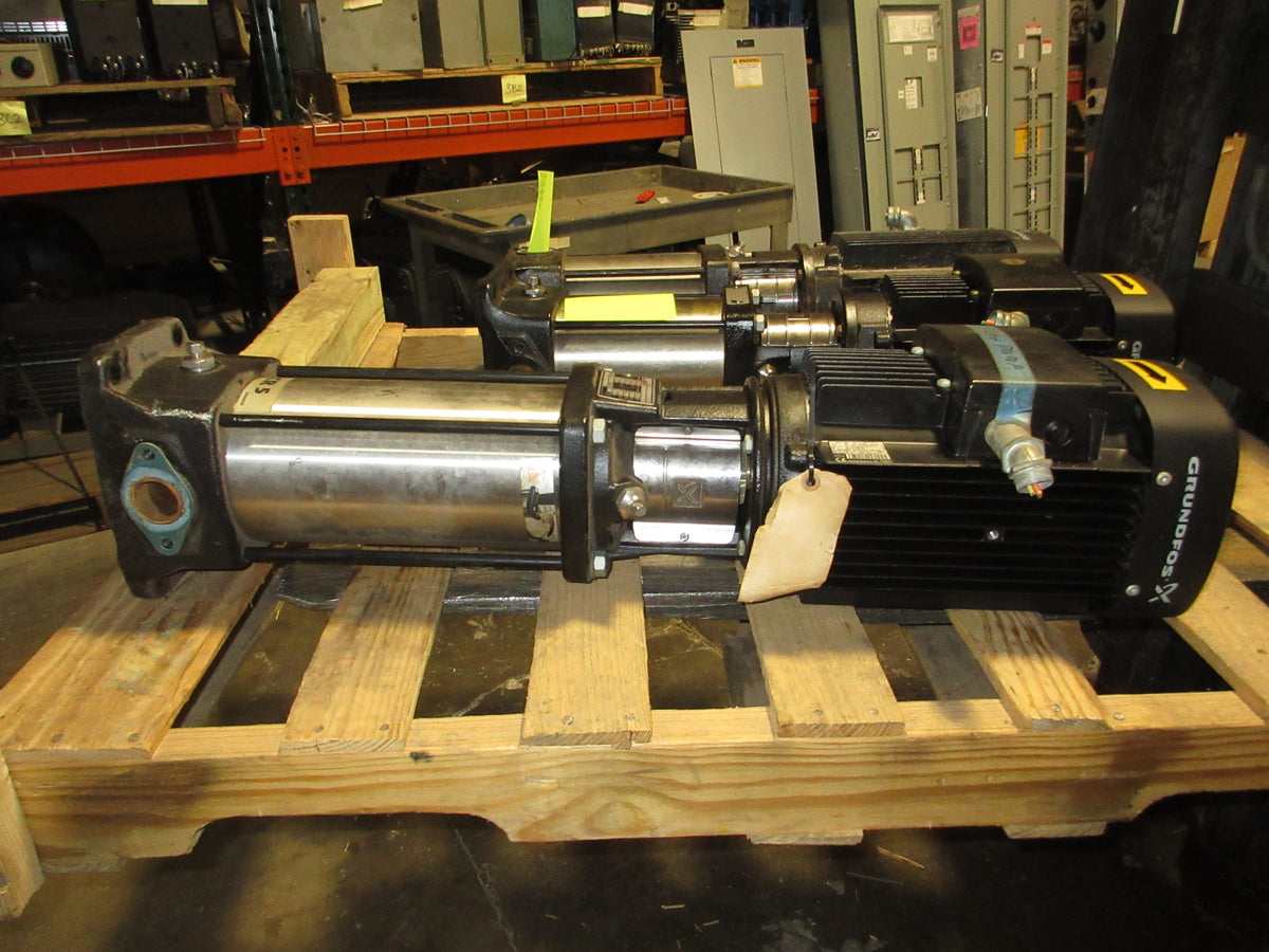 Grundfos Vertical Pump CR5-11 A-A-A-E-H00E 3kW 6.9 m3/h 81.1m Head Used