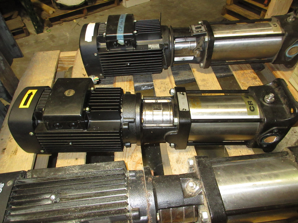Grundfos Vertical Pump CR4-80 A-A-A-BUBE 3kW 7m3/h 76.6m Head Used