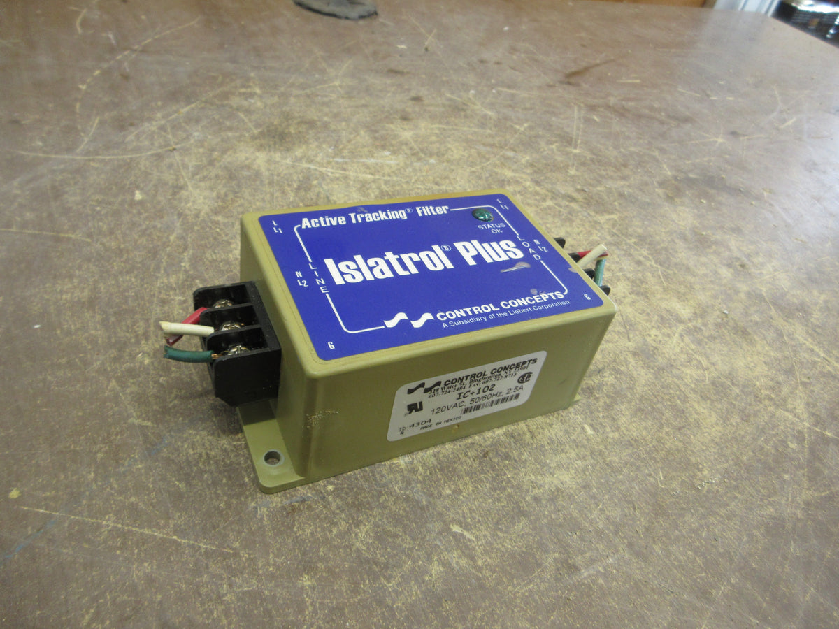 Control Concepts Islatrol Plus Active Tracking Filter IC+102 120V 50/60Hz 2.5A