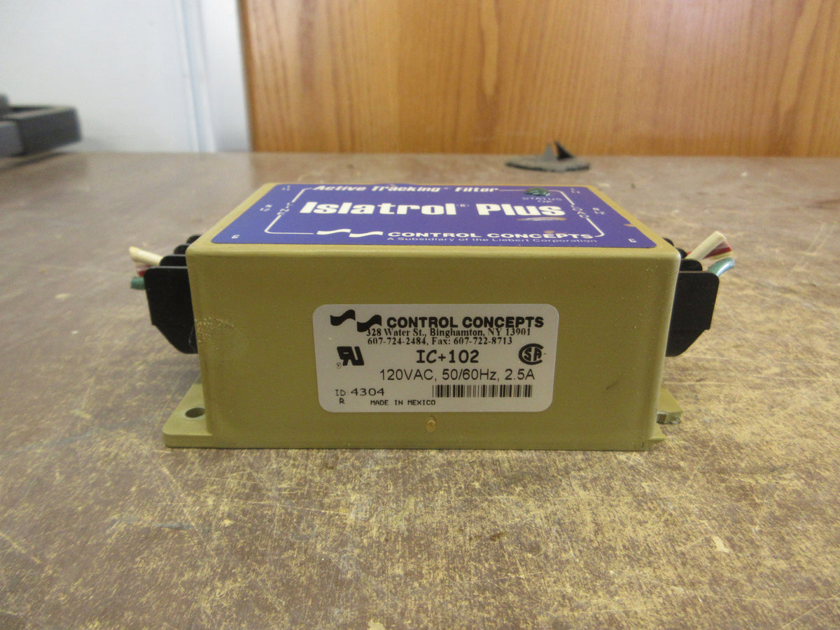 Control Concepts Islatrol Plus Active Tracking Filter IC+102 120V 50/60Hz 2.5A