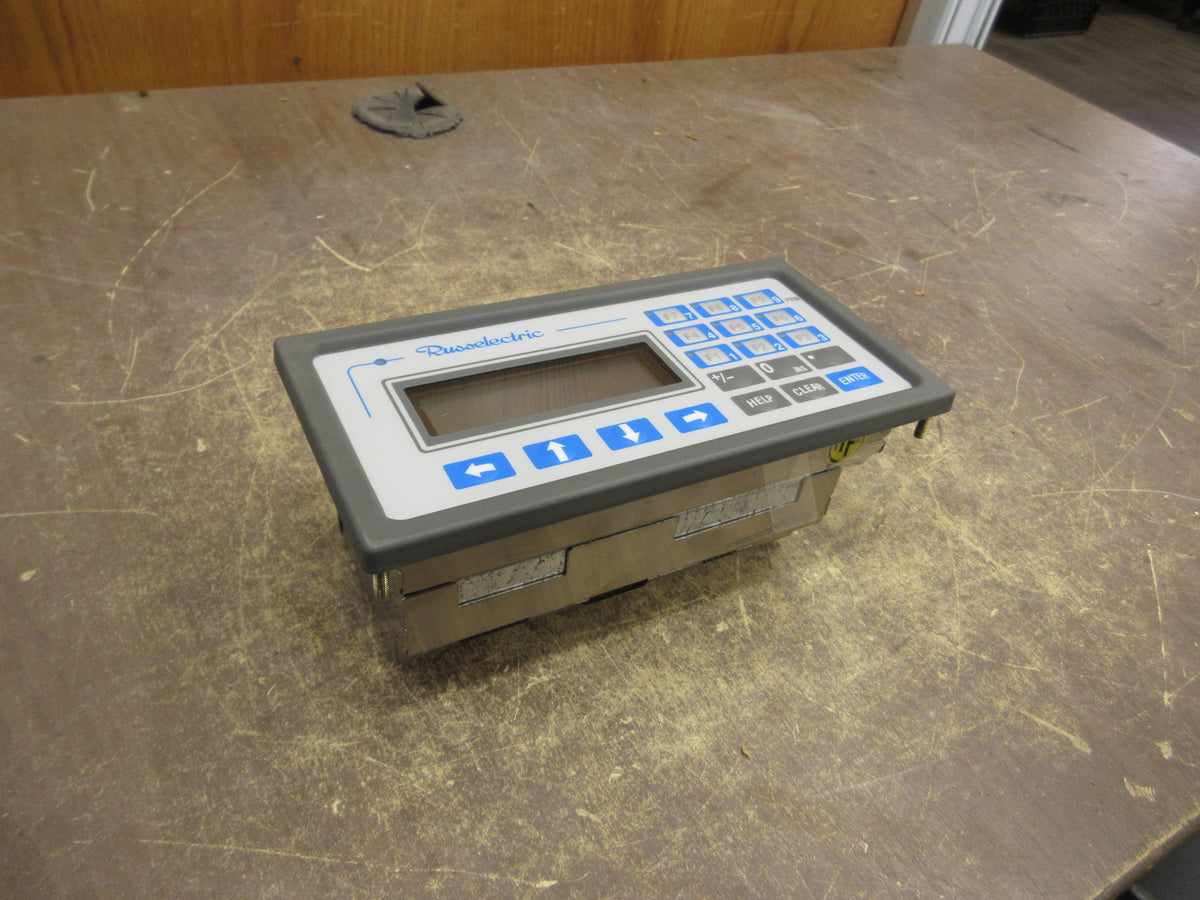 Russelectric Sitek Operator Interface Panel MD02R-04-4445 H/W Ver. 33A Used