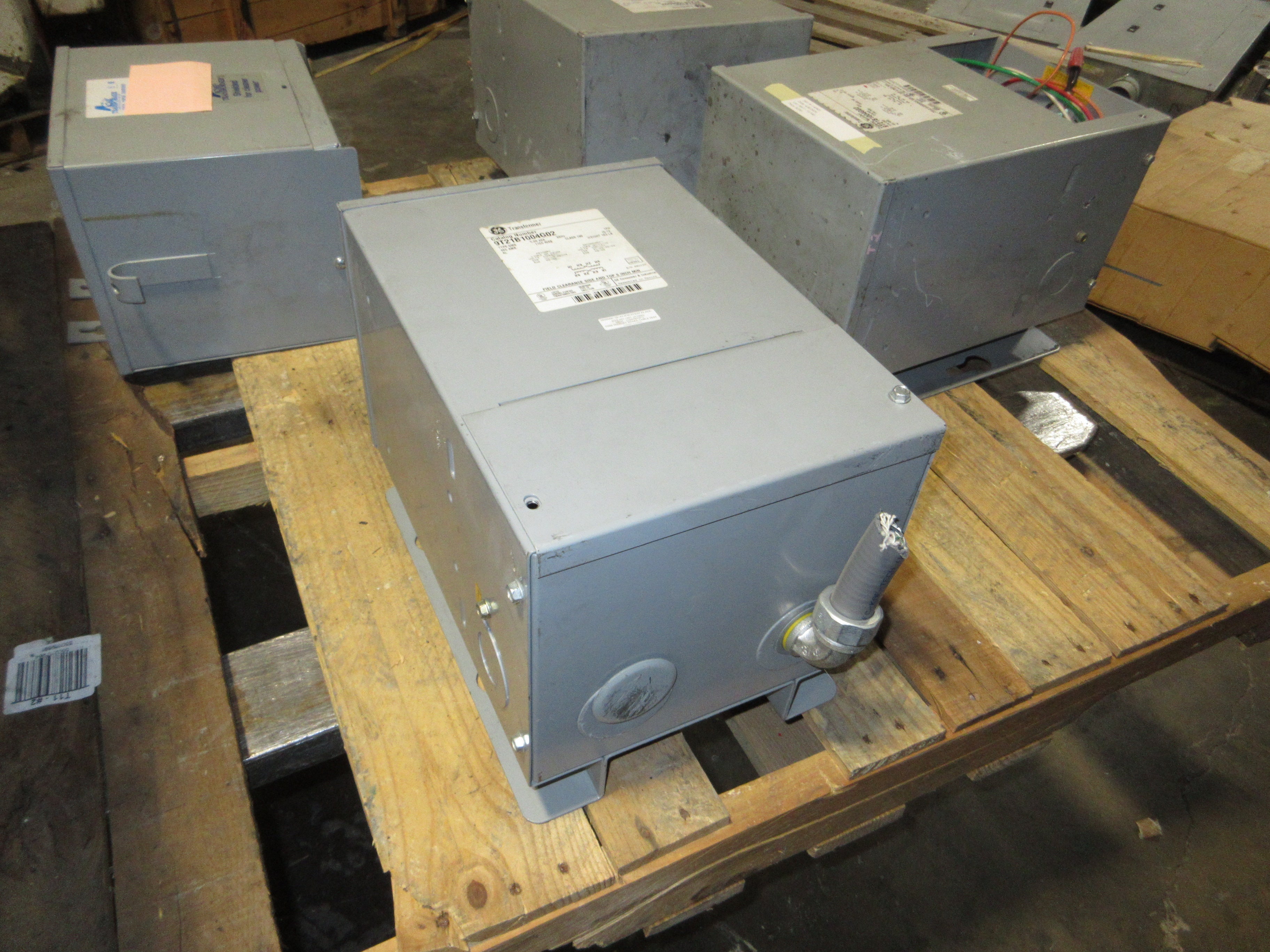 GE Type QMS 3R Transformer 9T21B1004G02 5kVA Pri: 240/480V Sec: 120/240V 1Ph