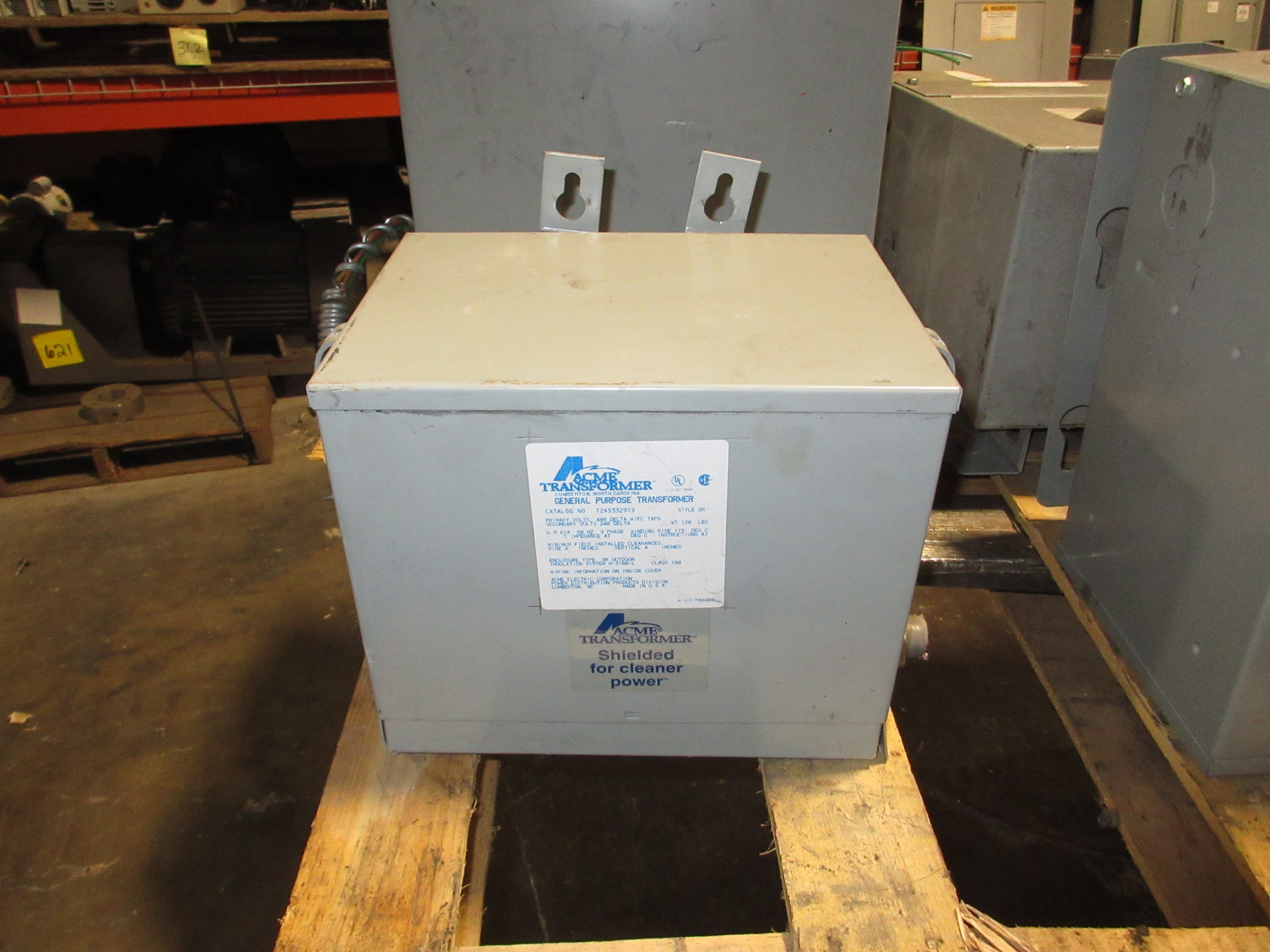 Acme Transformer 3R Transformer T2A533291S 6kVA Pri: 480V Sec: 240V 3Ph 60Hz