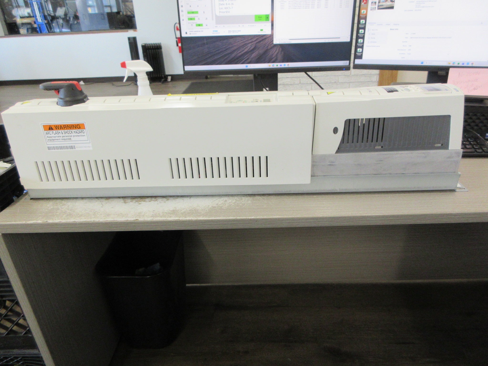 ABB ACH550 AC Drive w/ Bypass ACH550-VCR-012A-2+F267 3HP 3Ph w/ Keypad Used