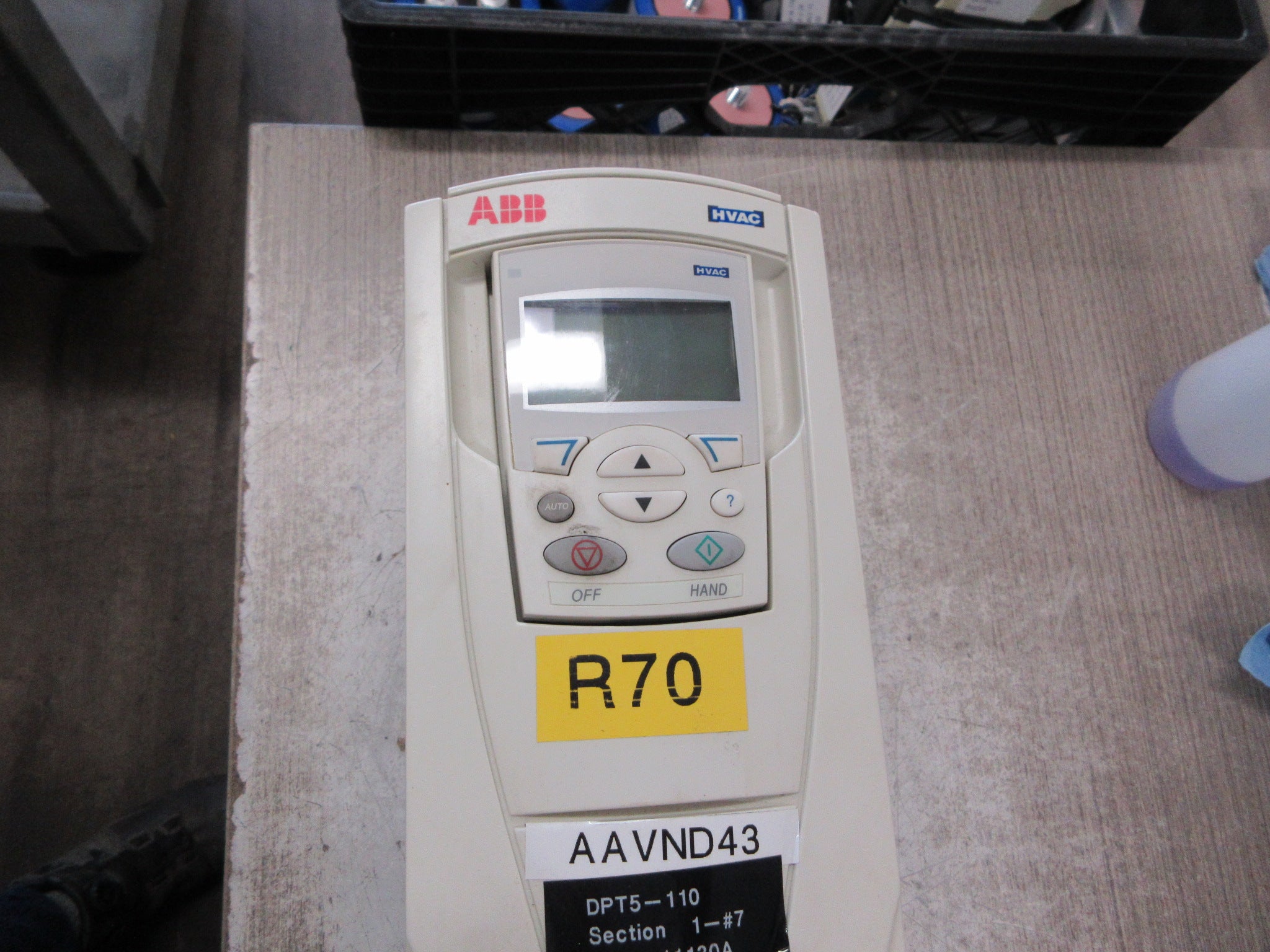 ABB ACH550 AC Drive w/ Bypass ACH550-VCR-012A-2+F267 3HP 3Ph w/ Keypad Used