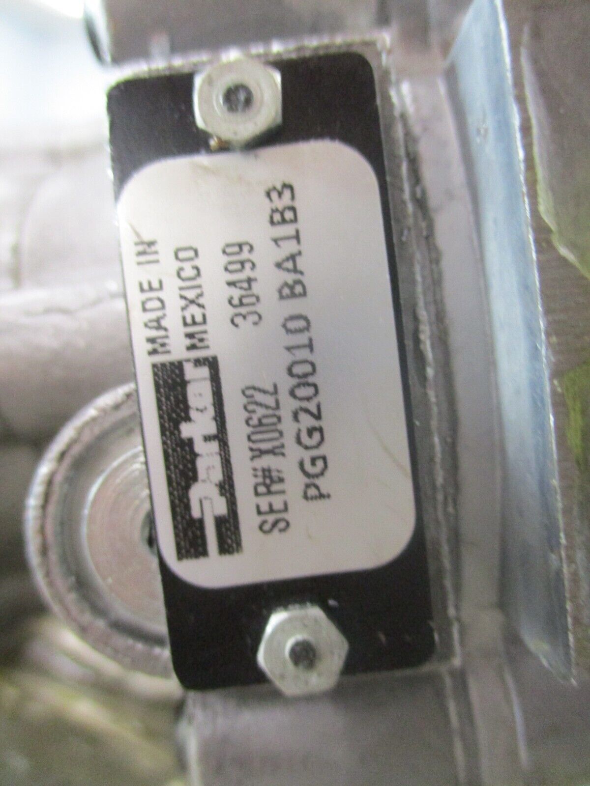 Parker Aluminum Hydraulic Pump PGG20010BA1B3 2000PSI New Surplus