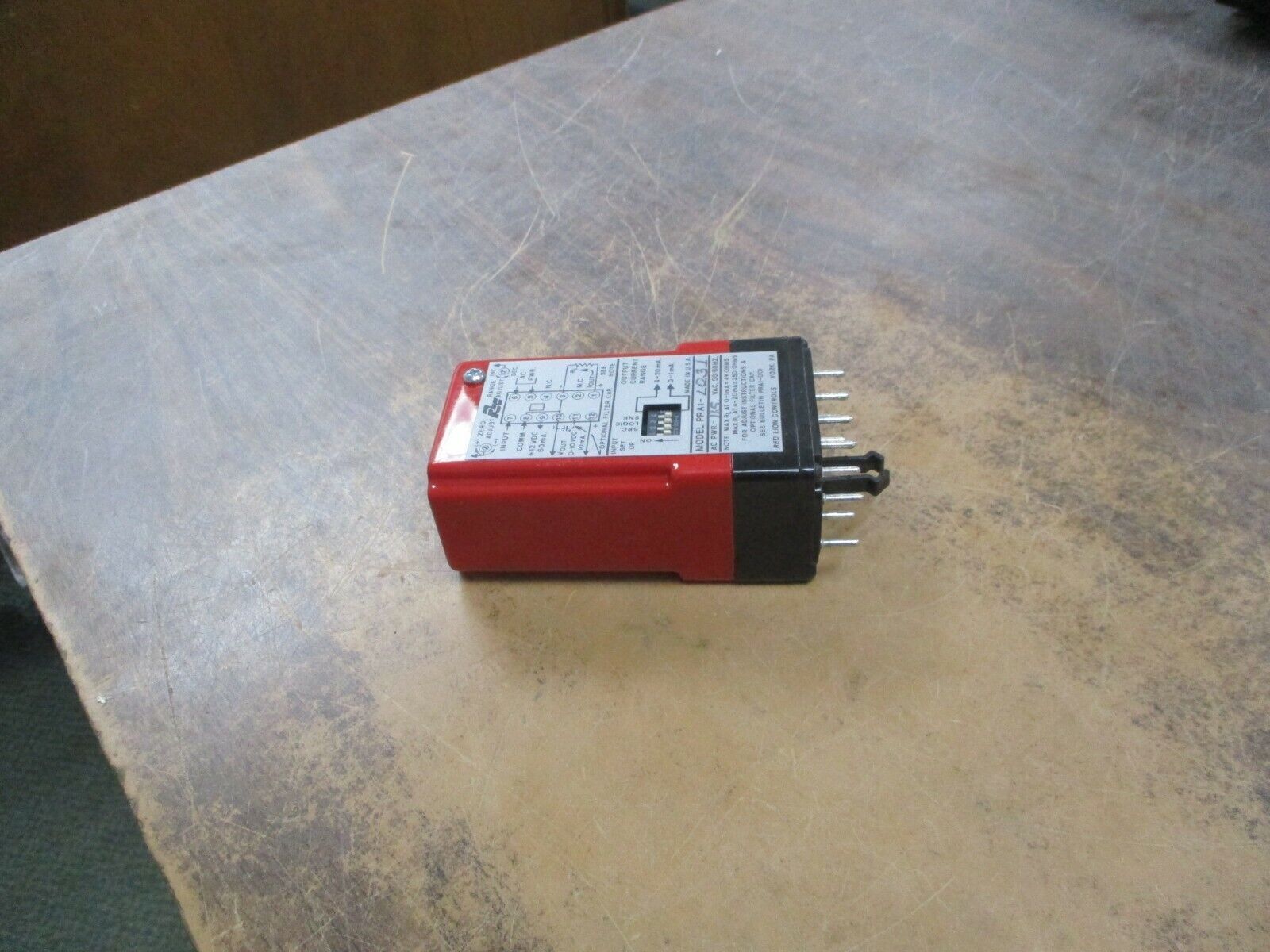 Red Lion Controls Pulse Rate to Analog Converter PRA1-L031 115V 50/60Hz Used
