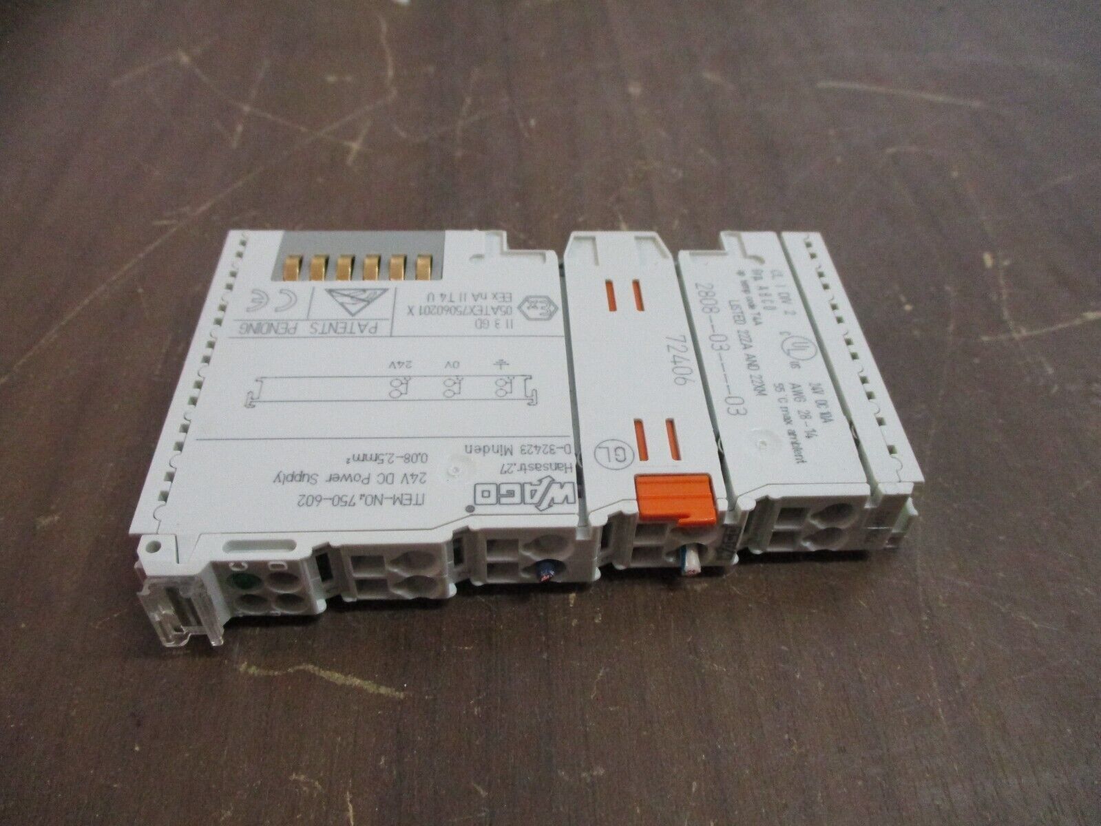Wago Power Supply Module 750-602 24VDC Used
