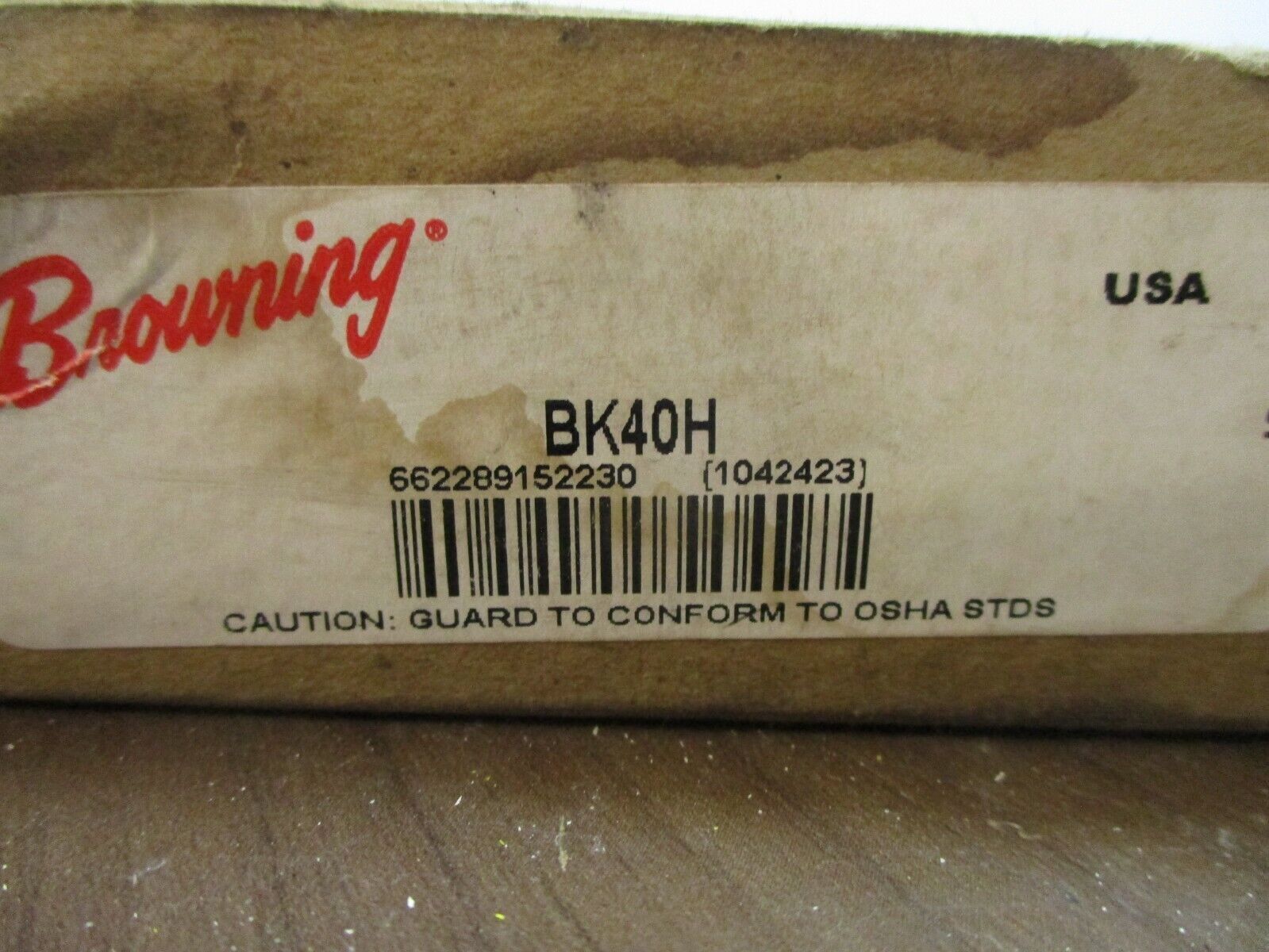 Browning Sheave Pulley BK40H New Surplus