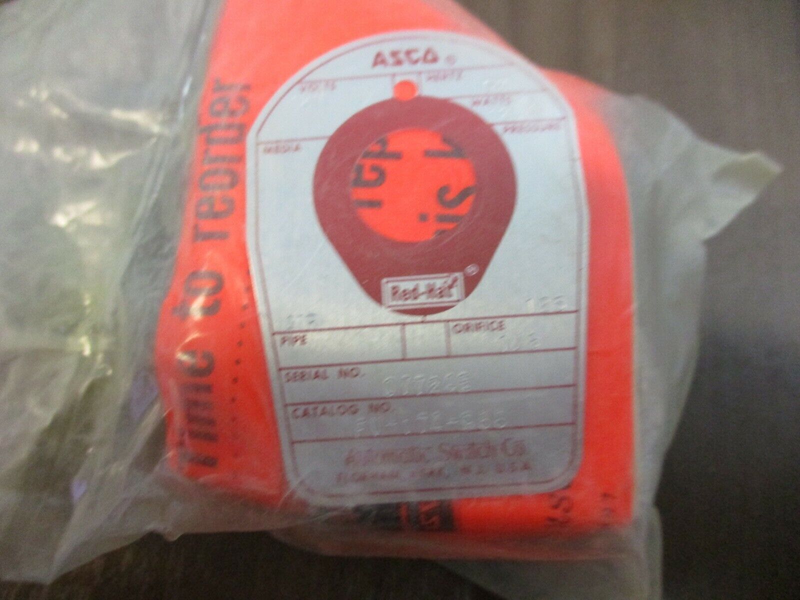 ASCO Red-Hat FV174-986 Solenoid Valve 131608 New Surplus