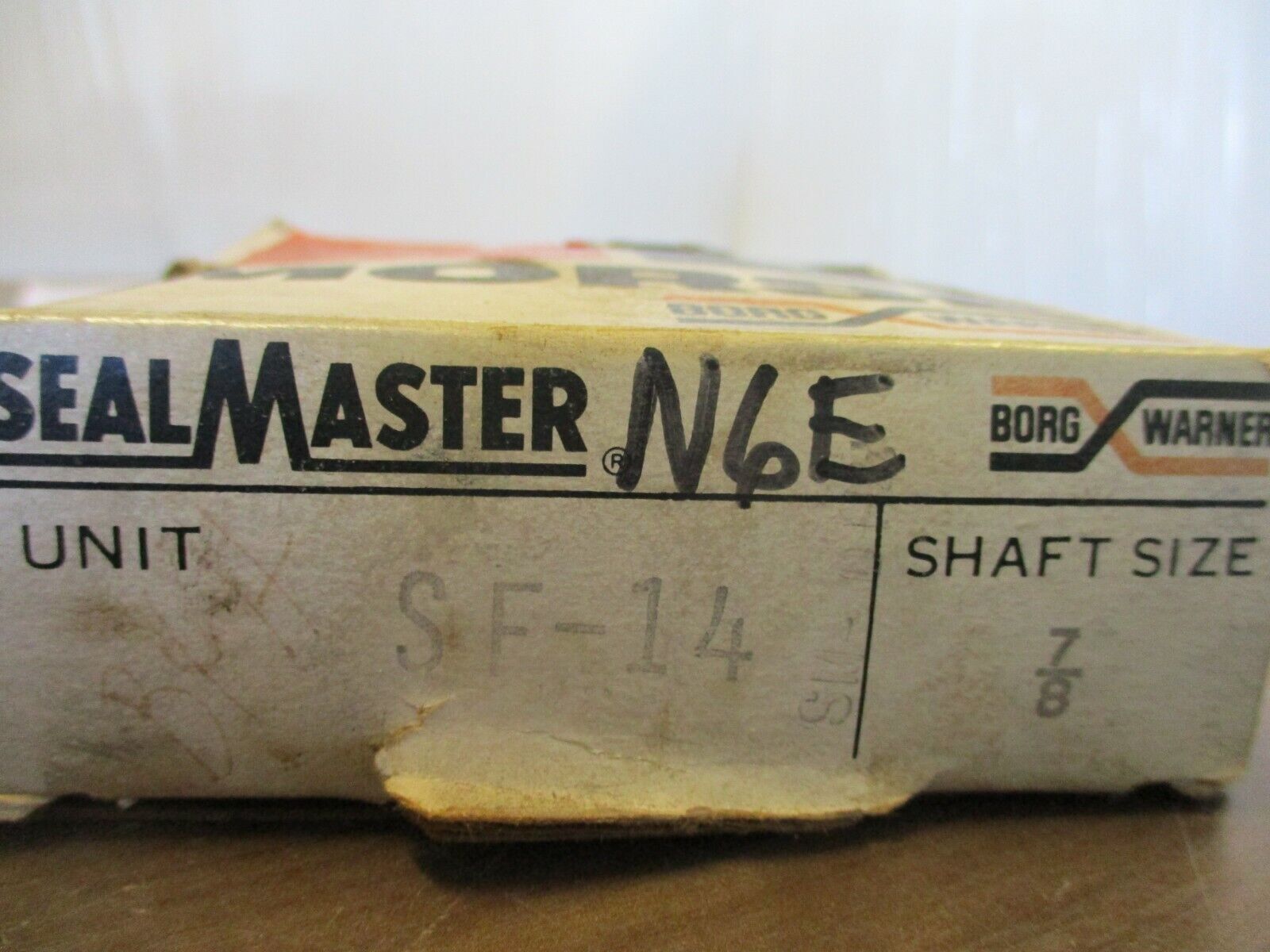 Morse SealMaster Flange Bearing SF-14 Shaft Size: 7/8" New Surplus