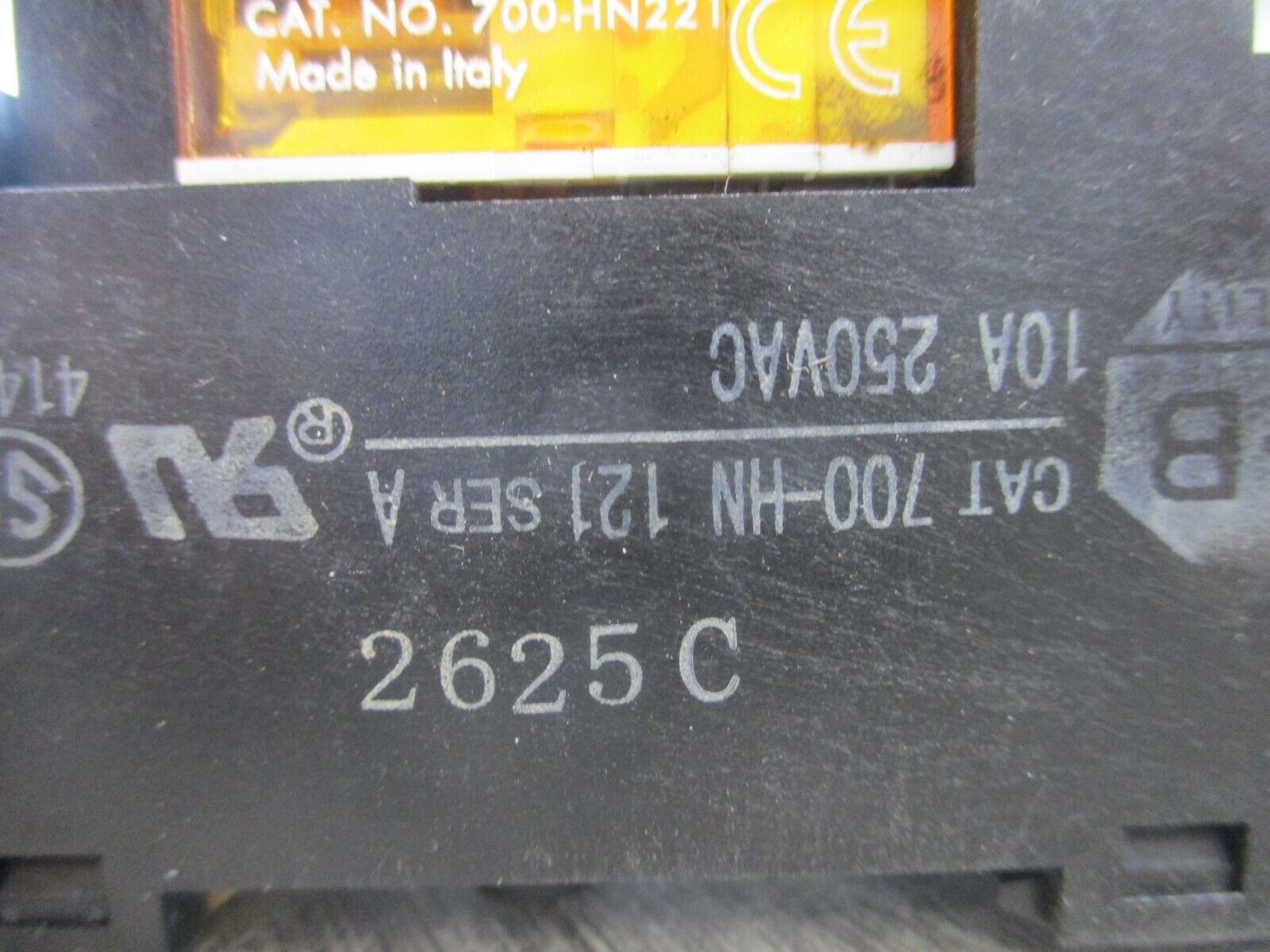 Allen-Bradley Relay 700-HK36A1 Ser. B 120V Coil w/ Base *Lot of 2* Used