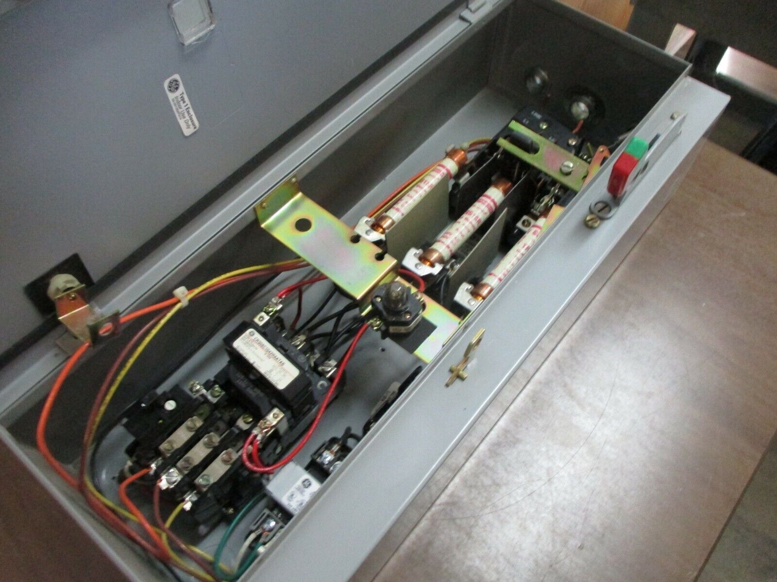 GE Fusible Size 1 Combination CR308C1042RAATAB 115-120V Coil 27A 600V Used