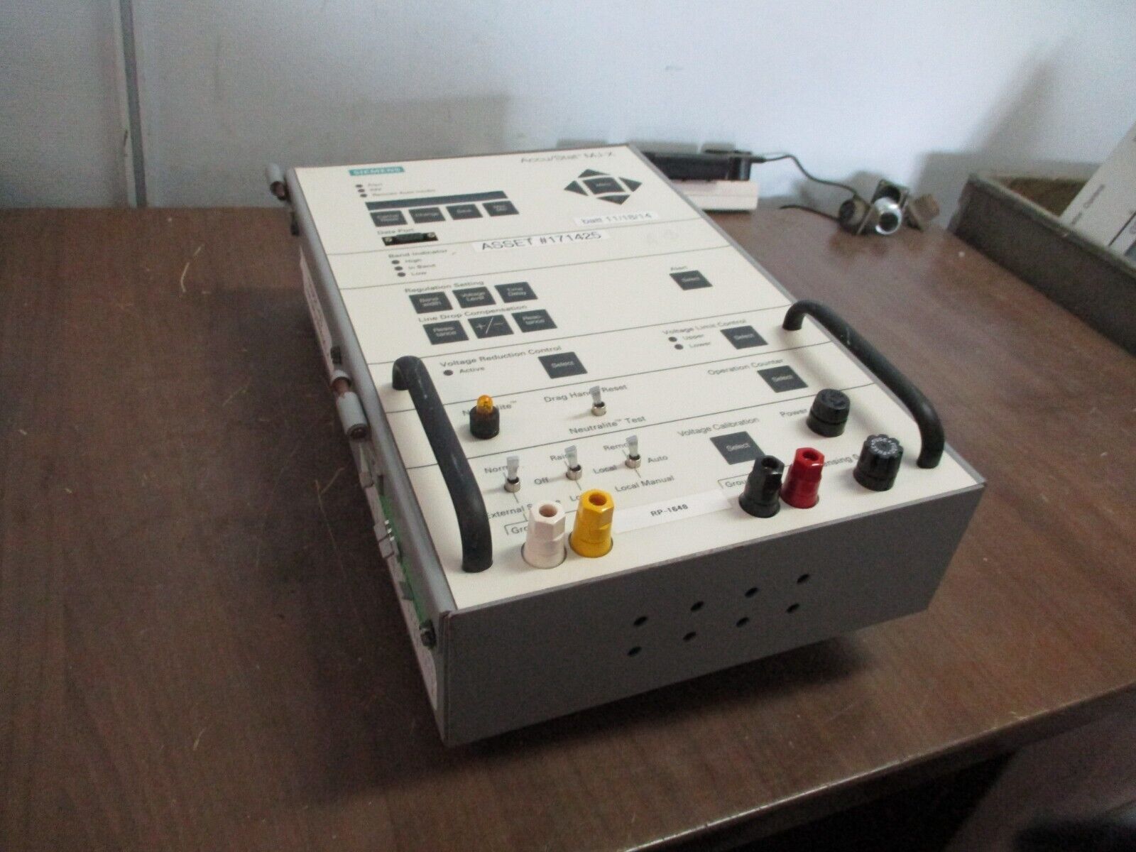 Siemens Accu/Stat MJ-X Voltage Regulator Control Panel S-62411 Used