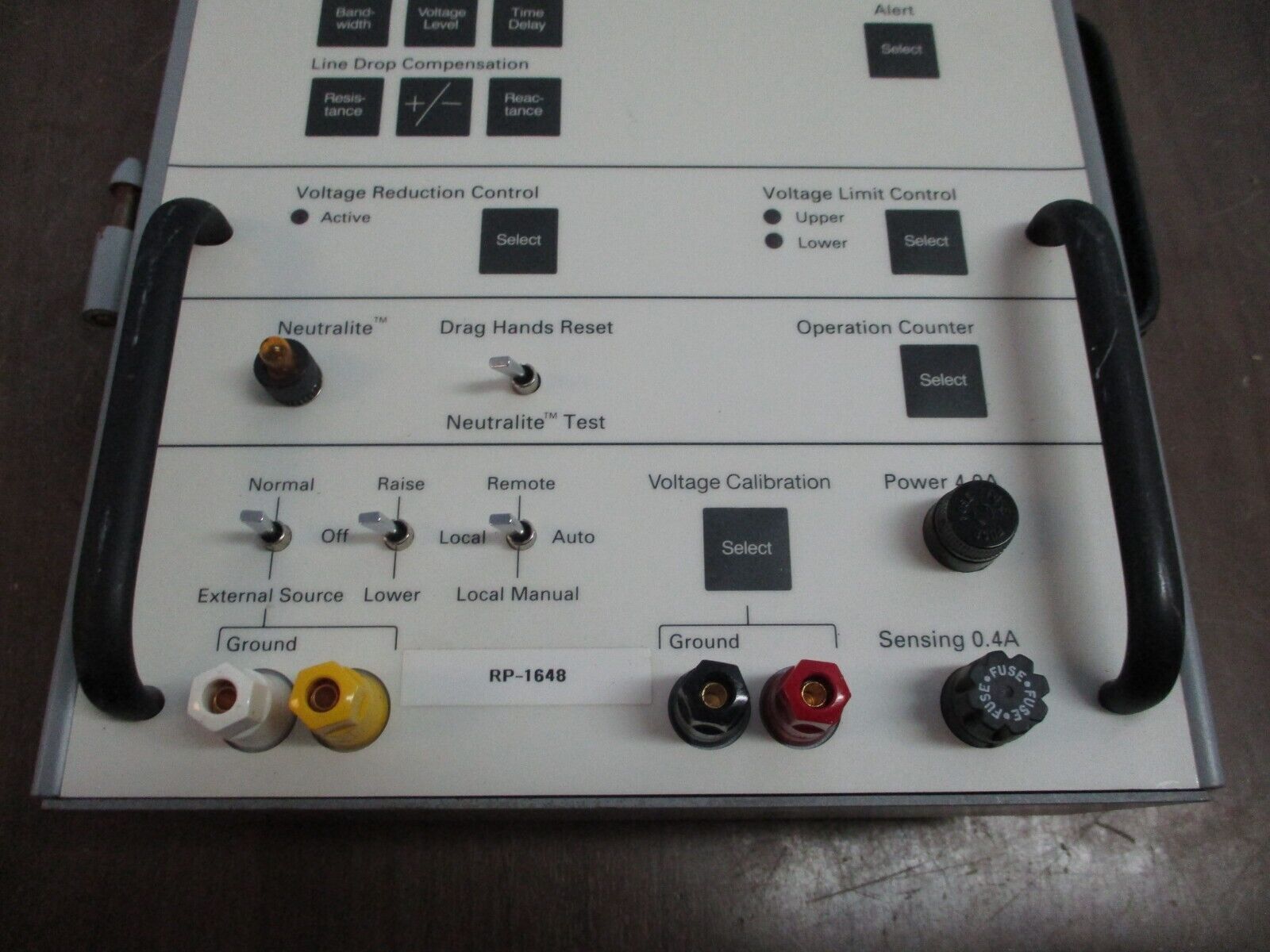 Siemens Accu/Stat MJ-X Voltage Regulator Control Panel S-62411 Used