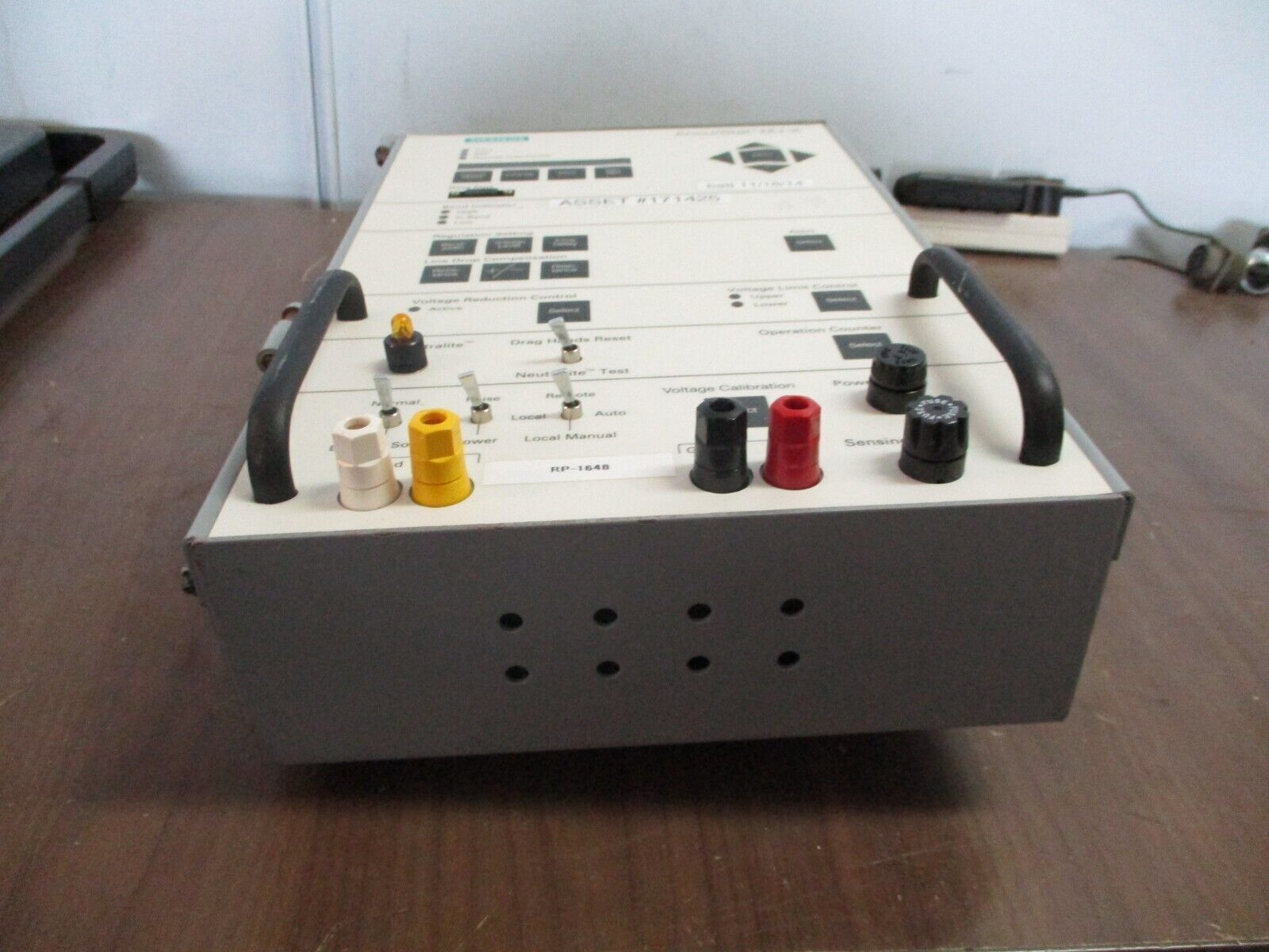 Siemens Accu/Stat MJ-X Voltage Regulator Control Panel S-62411 Used