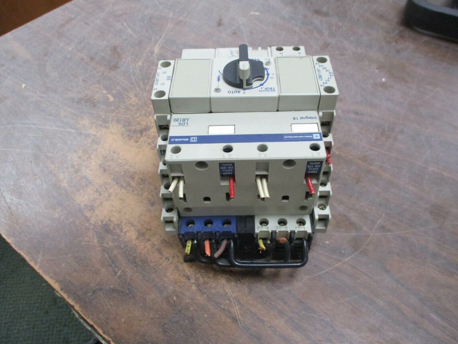 Telemecanique Combination Motor Starter LD5-LB130 Integral 18 Trip: 2.5-4A Used