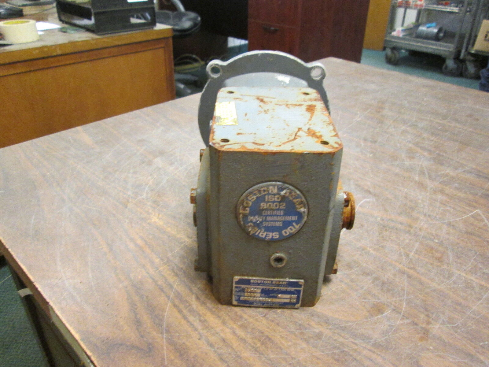 Boston Gear Reducer SF7185NBSJ Ratio 5:1 2.08HP In 337Lb/in Torque Out Used