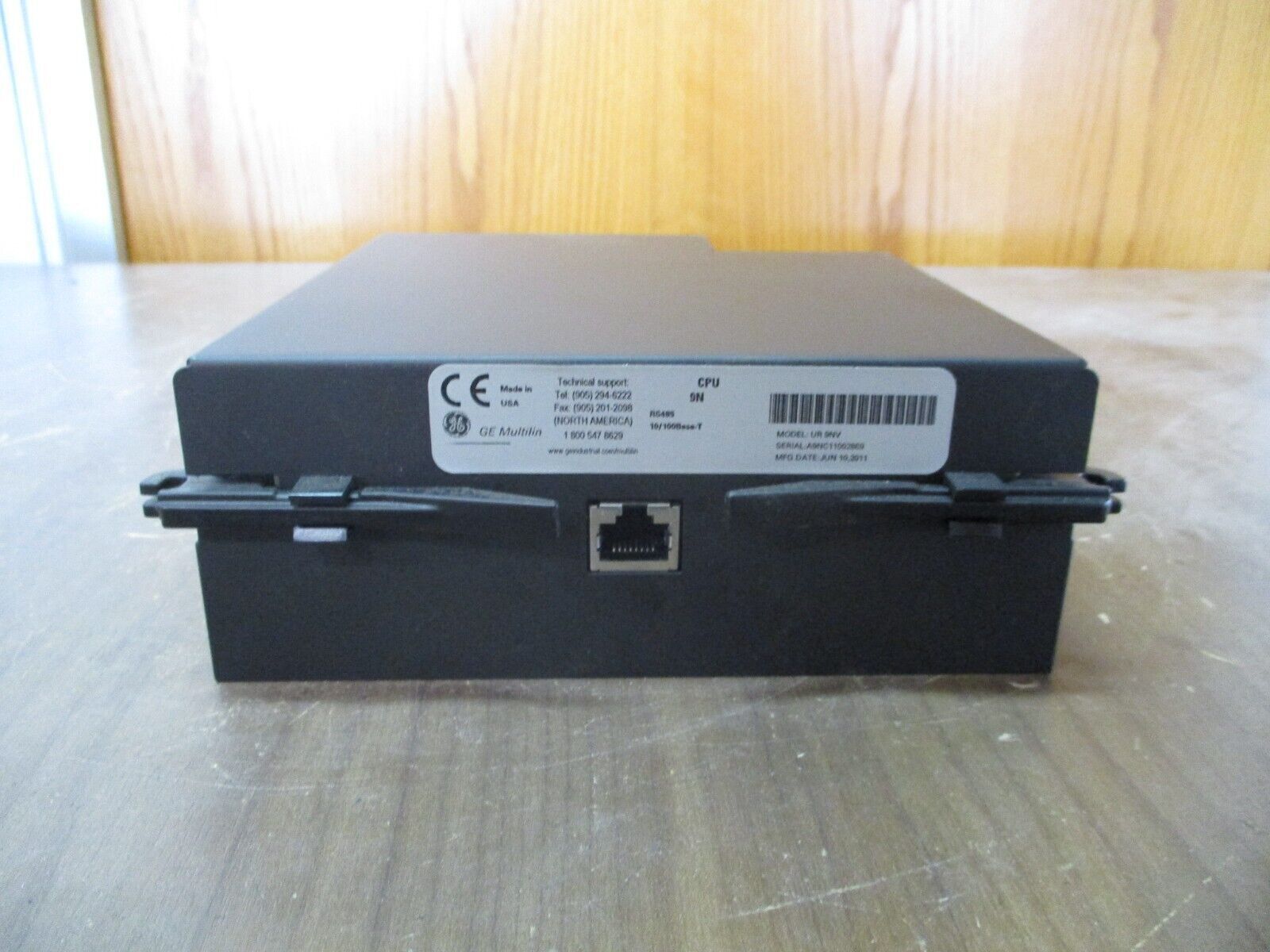 GE Multilin CPU Module UR 9NV RS485 10/100Base-T Used