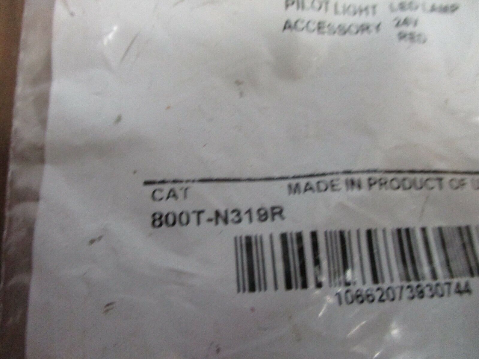 Allen-Bradley Pilot Light LED Lamp 800T-N319R Ser. C 24V Red New Surplus