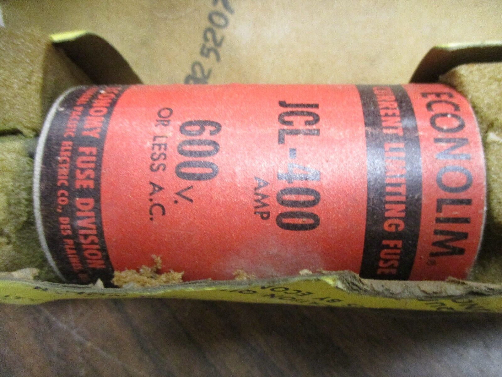 Economy Econolim Fuse JCL 400 600V 400A New Surplus