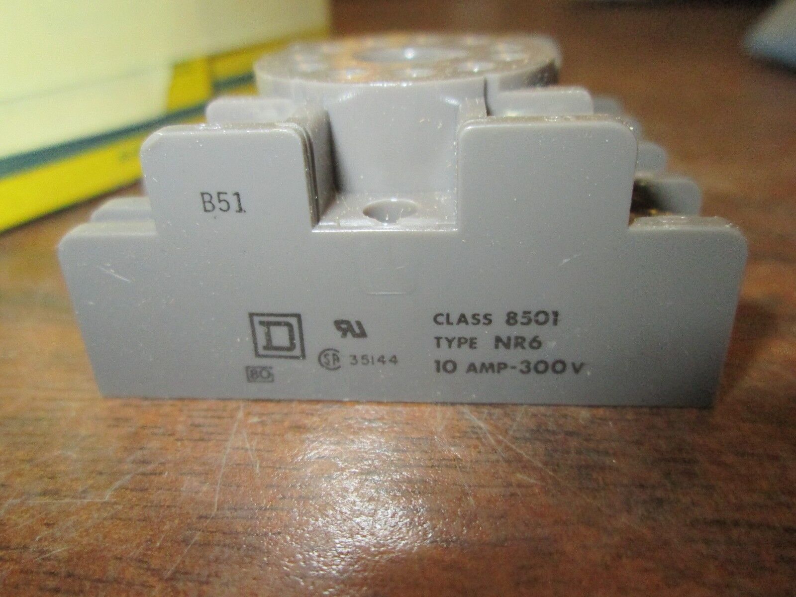 Square D Relay Socket 8501 NR6 11-Pin Lot of 4 New Surplus