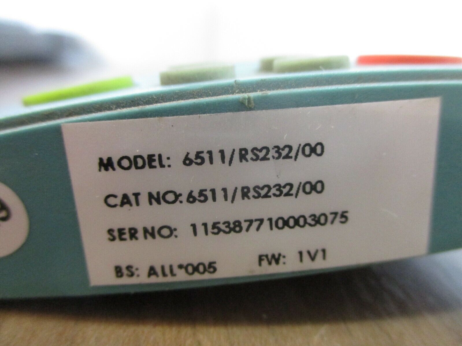 SSD Drive Keypad 6511/RS232/00 F/W: 1V1 Used