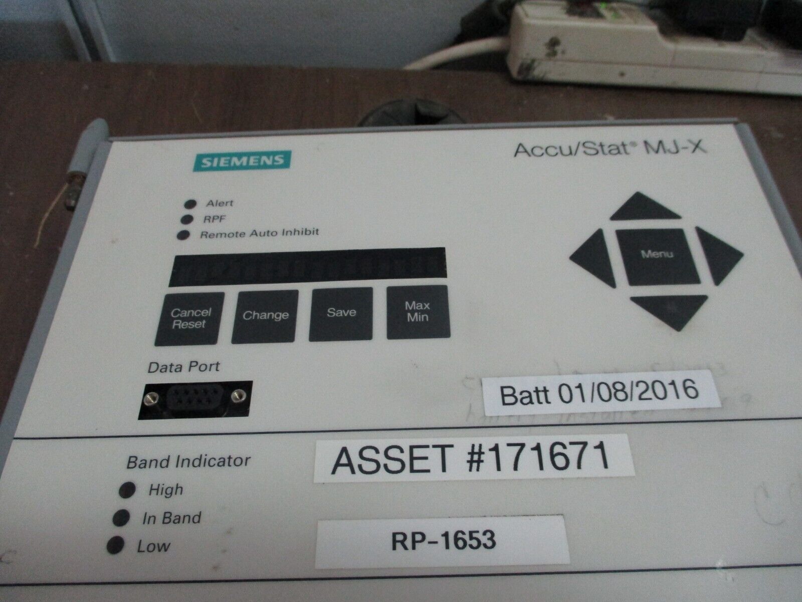 Siemens Accu/Stat MJ-X Voltage Regulator Control Panel C-61310 Used