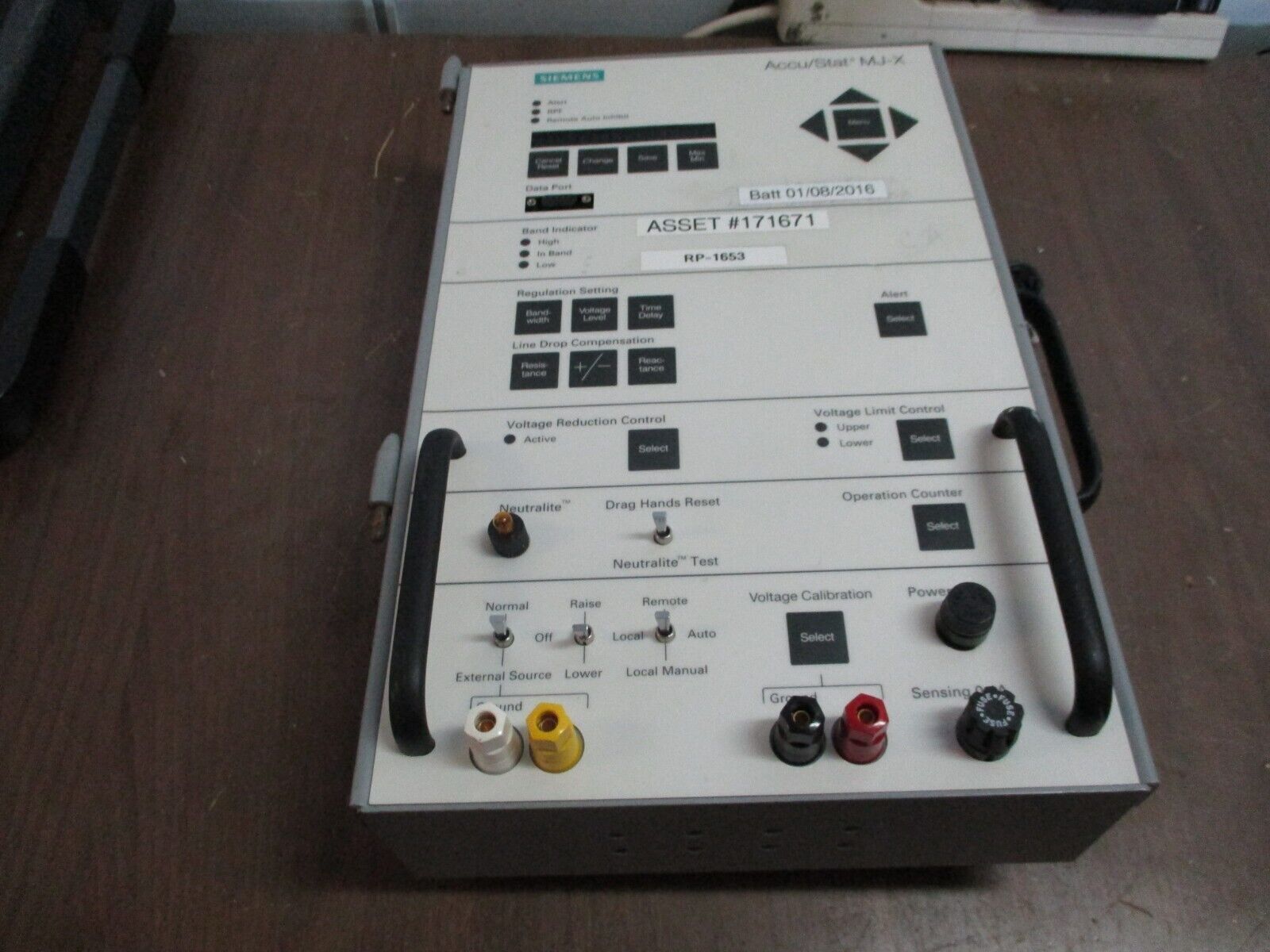 Siemens Accu/Stat MJ-X Voltage Regulator Control Panel C-61310 Used