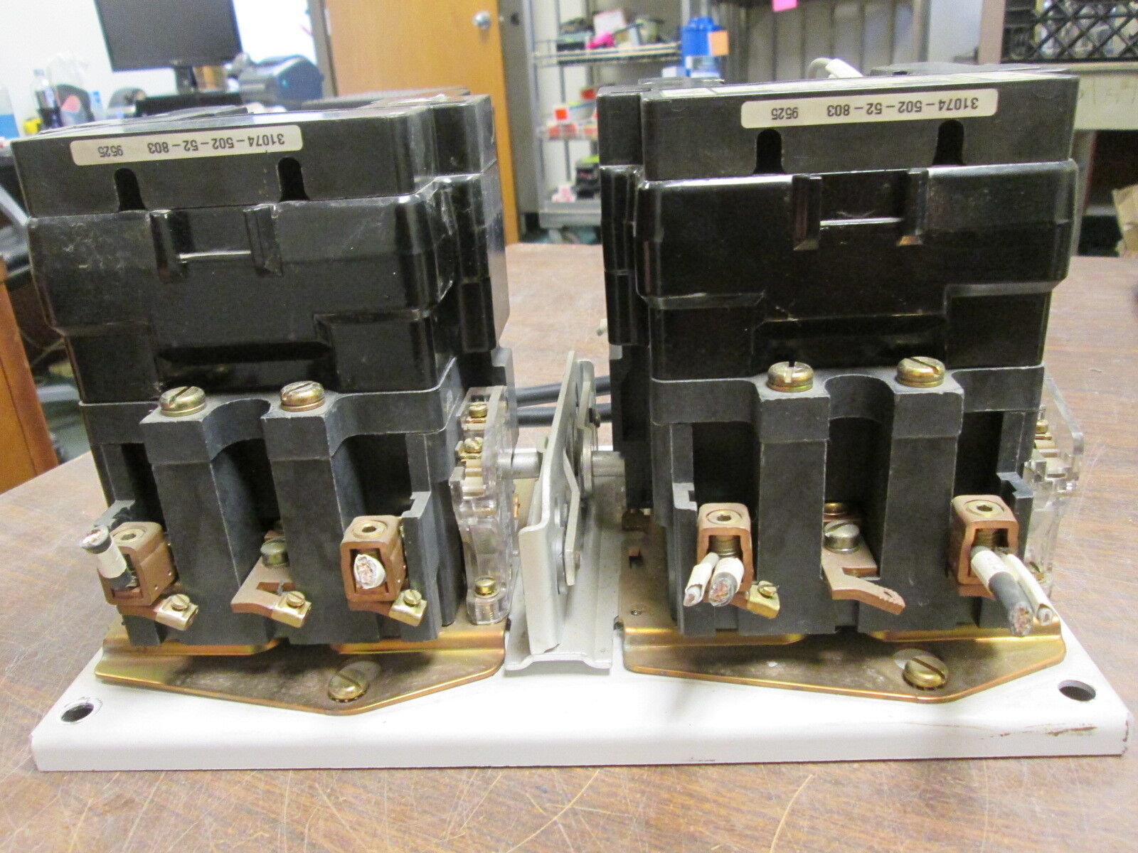 Square D Size 3 Reversing Contactor 9702 SE02 240V Coil 600V Used