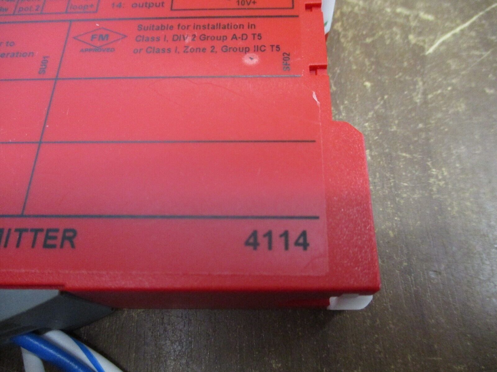 PR Universal Transmitter 4114 24-250VDC 24-230VAC Used