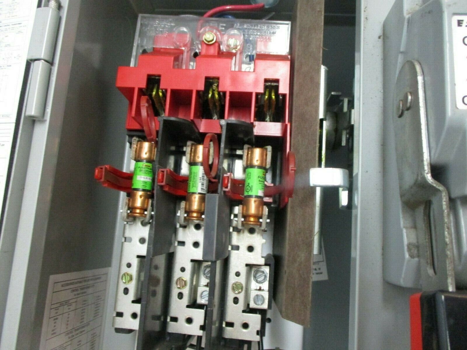 Eaton Size 0 Fusible Combination ECN1601AJB 120V Coil Trip: 4-20A Used