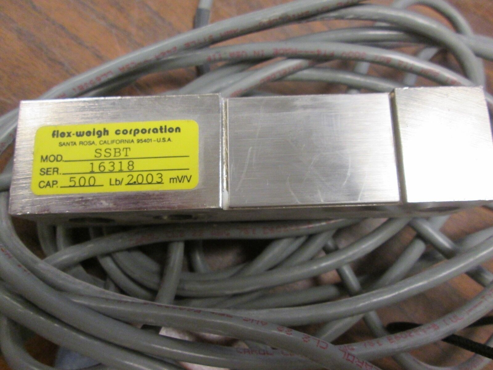 Flex-Weigh Artech SSBT 500lb cap 2.003 mV/V Used