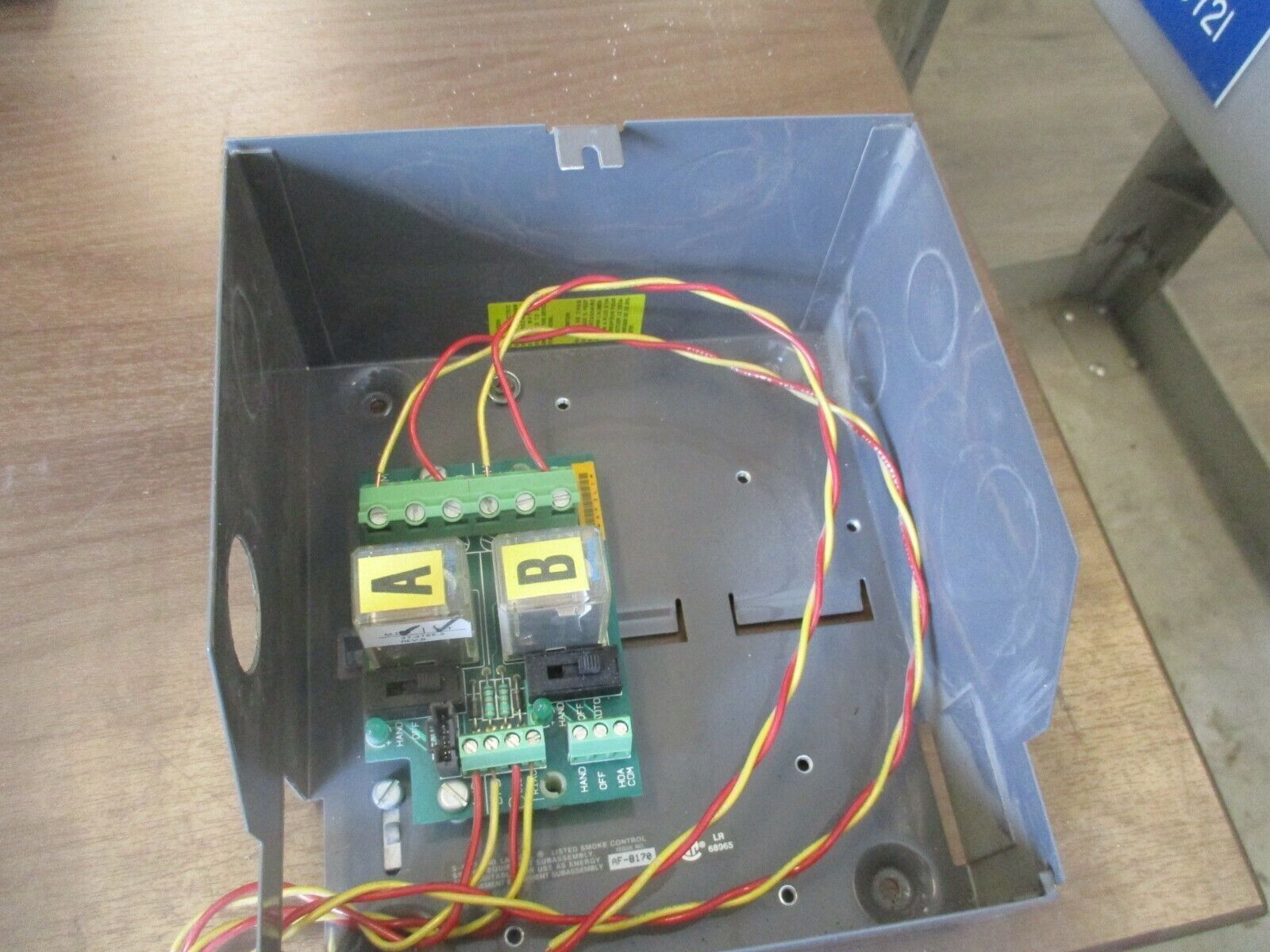 Johnson Controls Metasys Relay Module AS-RLY050-0 Input: 24VAC 0.2A Used