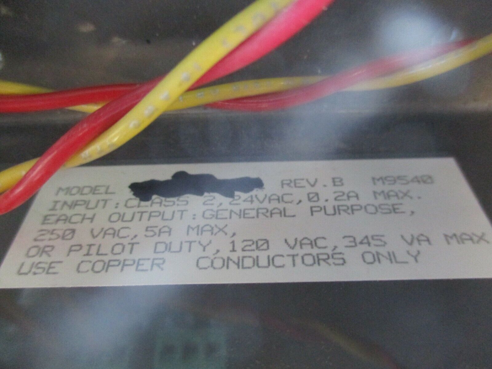 Johnson Controls Metasys Relay Module AS-RLY050-0 Input: 24VAC 0.2A Used