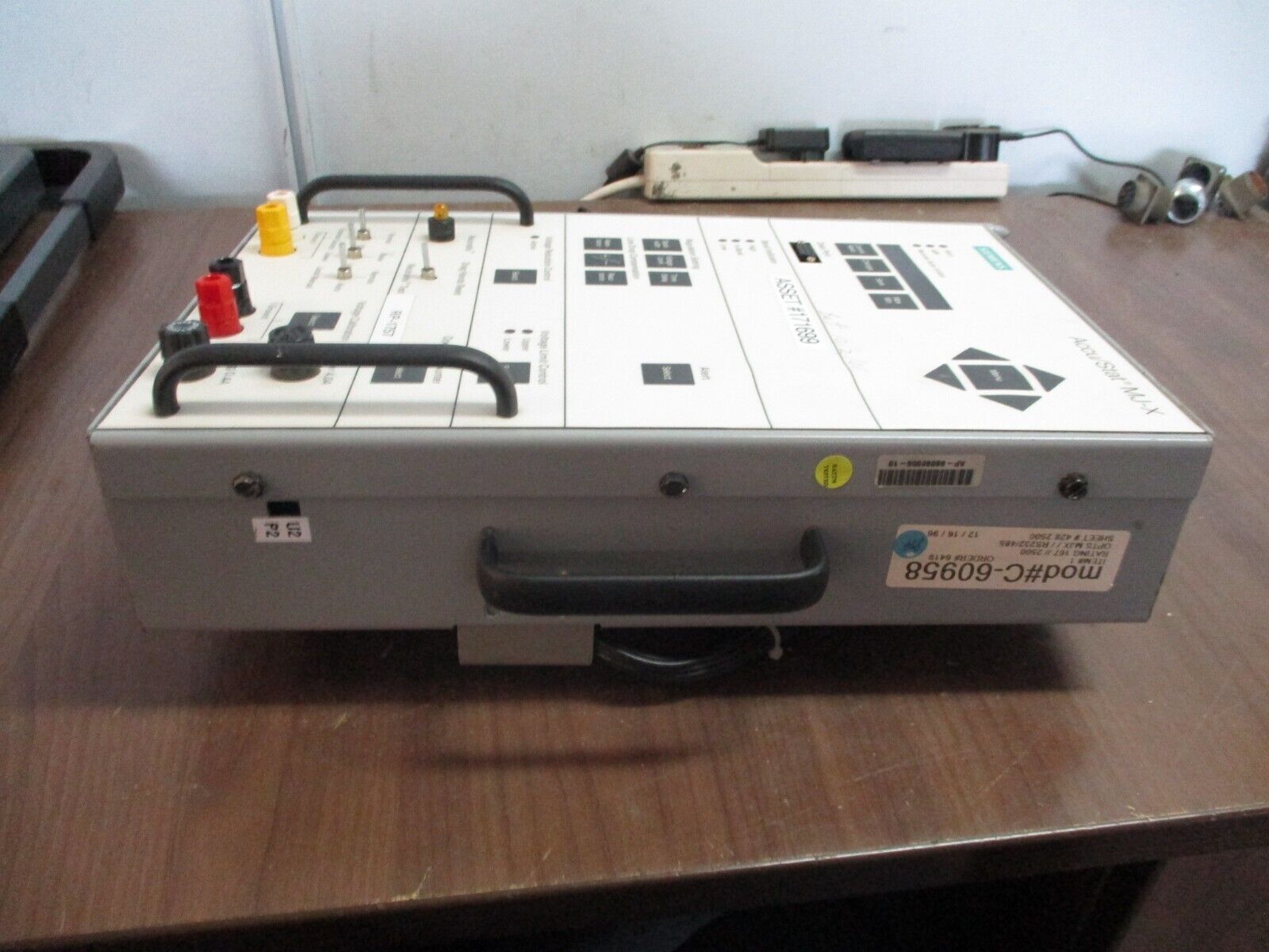 Siemens Accu/Stat MJ-X Voltage Regulator Control Panel C-60958 Used
