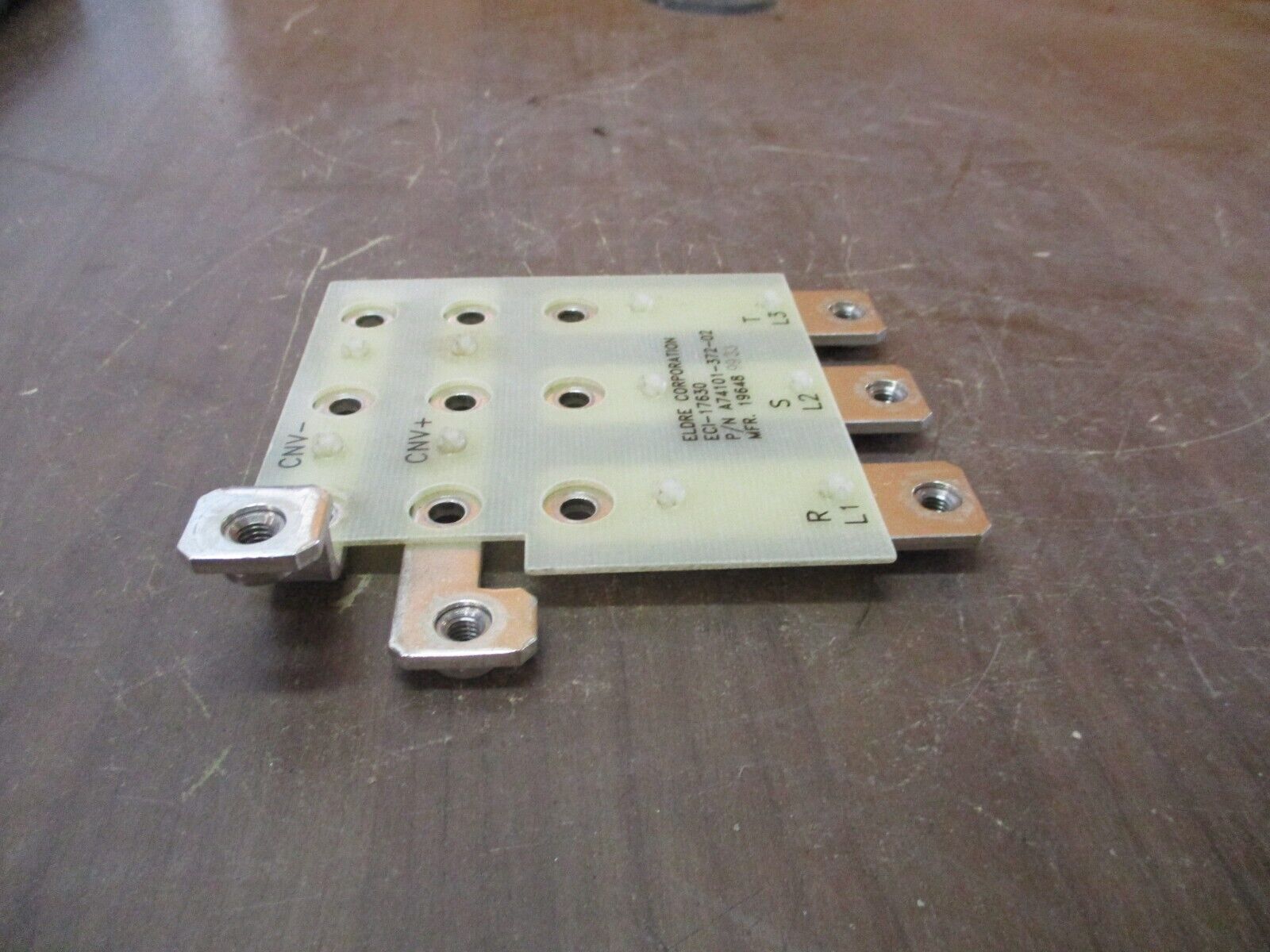 Eldre ECI-17630 Bus Bar A74101-372-02 Used