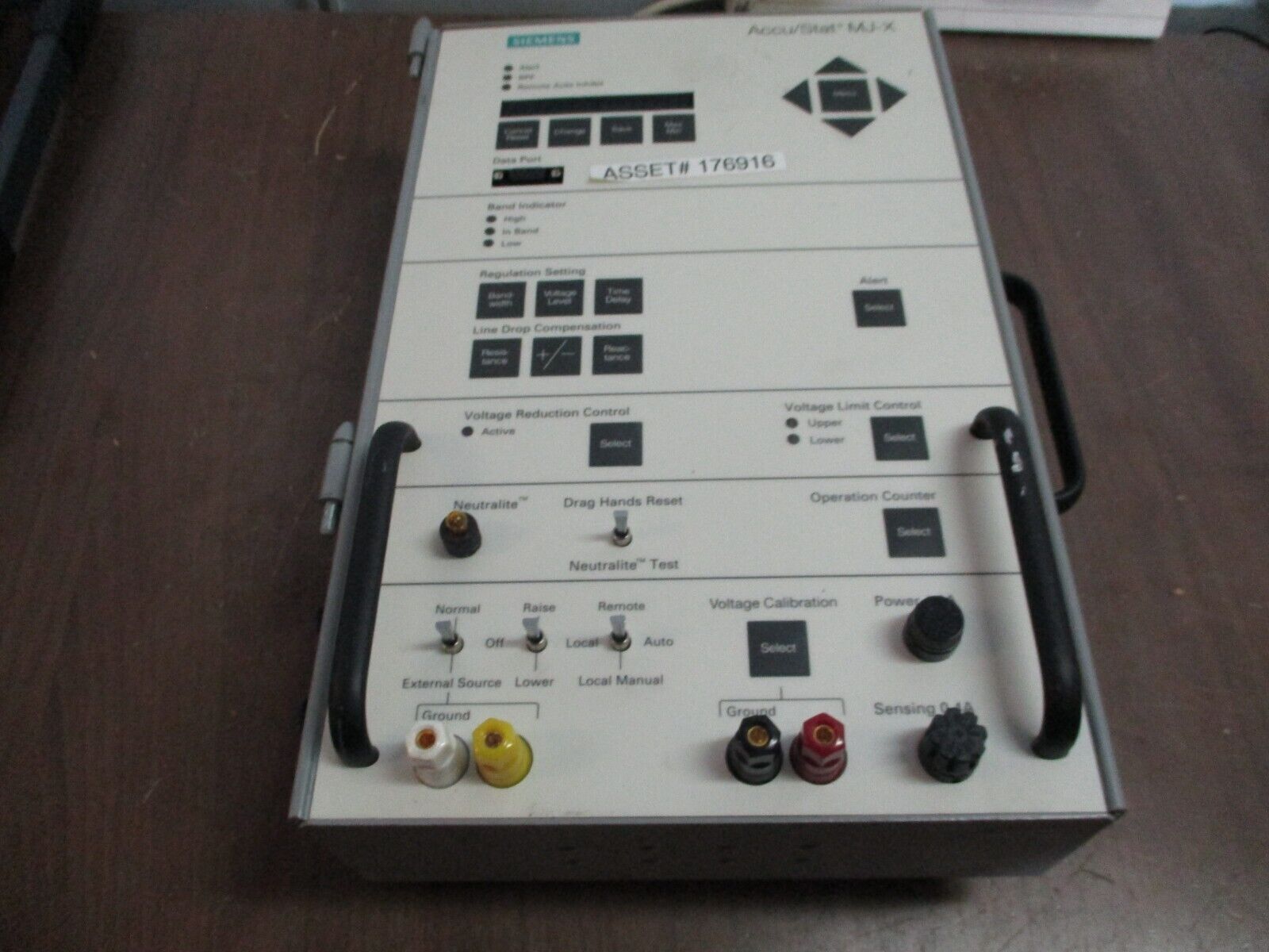 Siemens Accu/Stat MJ-X Voltage Regulator Control Panel S-64138 Used