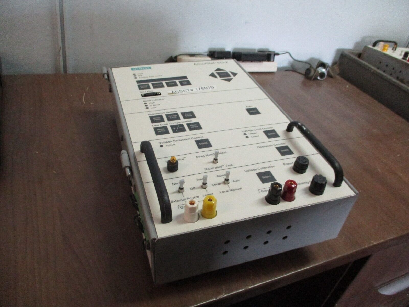 Siemens Accu/Stat MJ-X Voltage Regulator Control Panel S-64138 Used