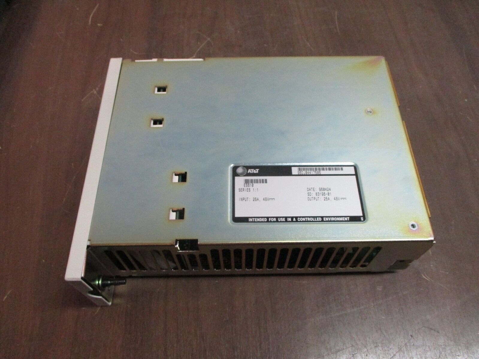 AT&T ES610 DC Distribution Module PWPQAKBAAA Series 1:1 48VDC 25A Used