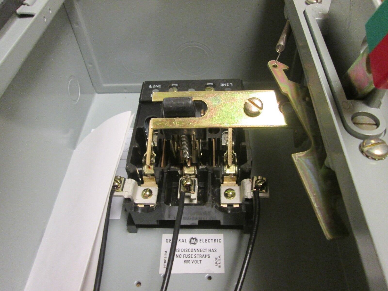 GE Non-Fusible Combination CR308CT981AEDALJA Size 1 3P Type 1 Encl. New Surplus