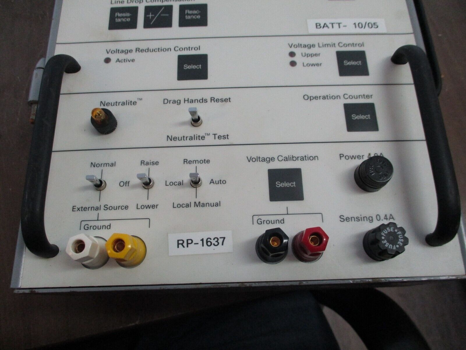 Siemens Accu/Stat MJ-X Voltage Regulator Control Panel S-61791 Used