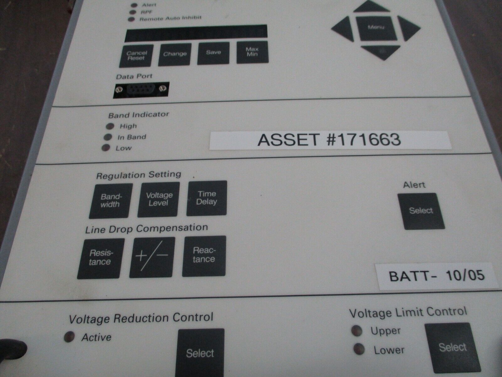 Siemens Accu/Stat MJ-X Voltage Regulator Control Panel S-61791 Used