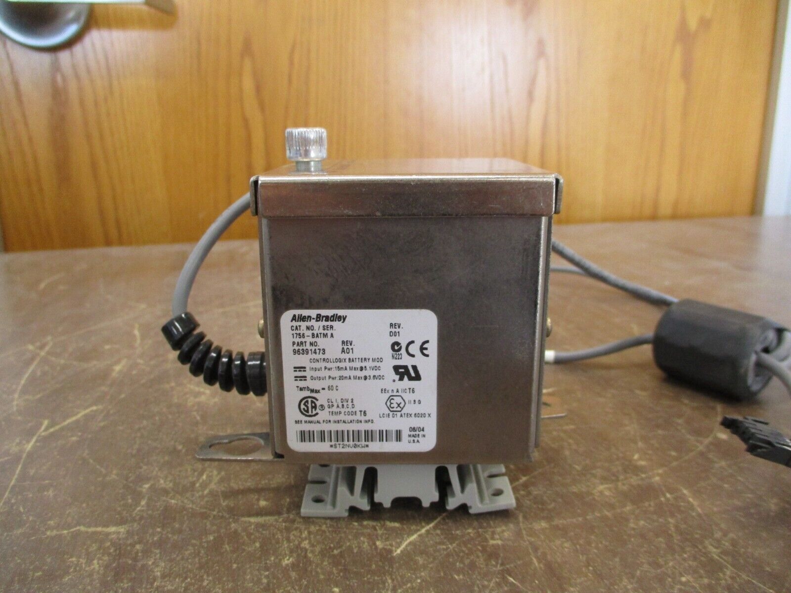 Allen-Bradley ControlLogix Battery Module 1756-BATM Ser. A Used